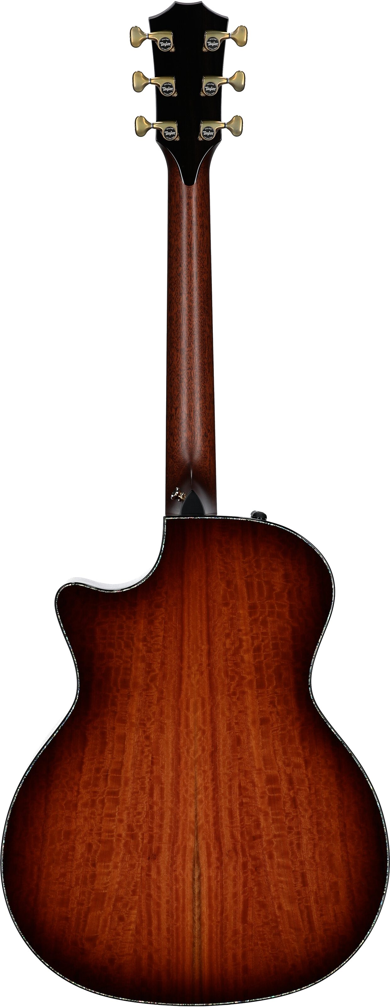 Taylor PS14ce Urban Ironbark Grand Auditorium Acoustic-Electric Guitar (with Case), Shaded Edgeburst, Full Straight Back