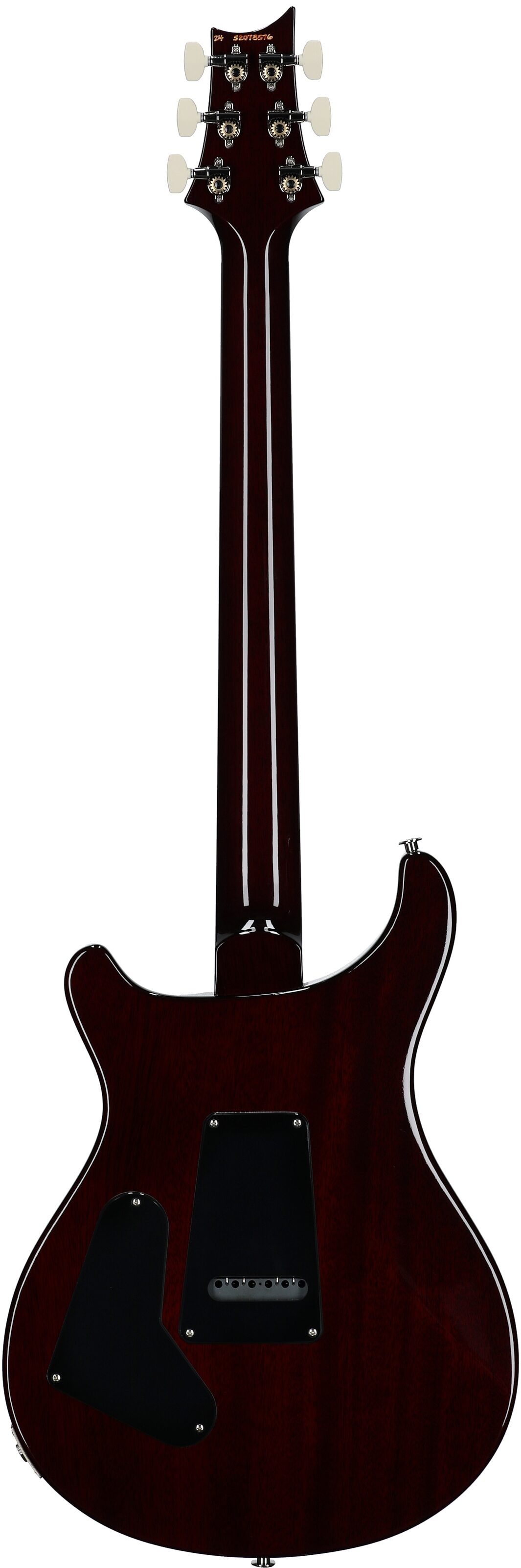 PRS Paul Reed Smith S2 Custom 24-08 Electric Guitar (with Gig Bag), Dark Cherry Sunburst, Full Straight Back
