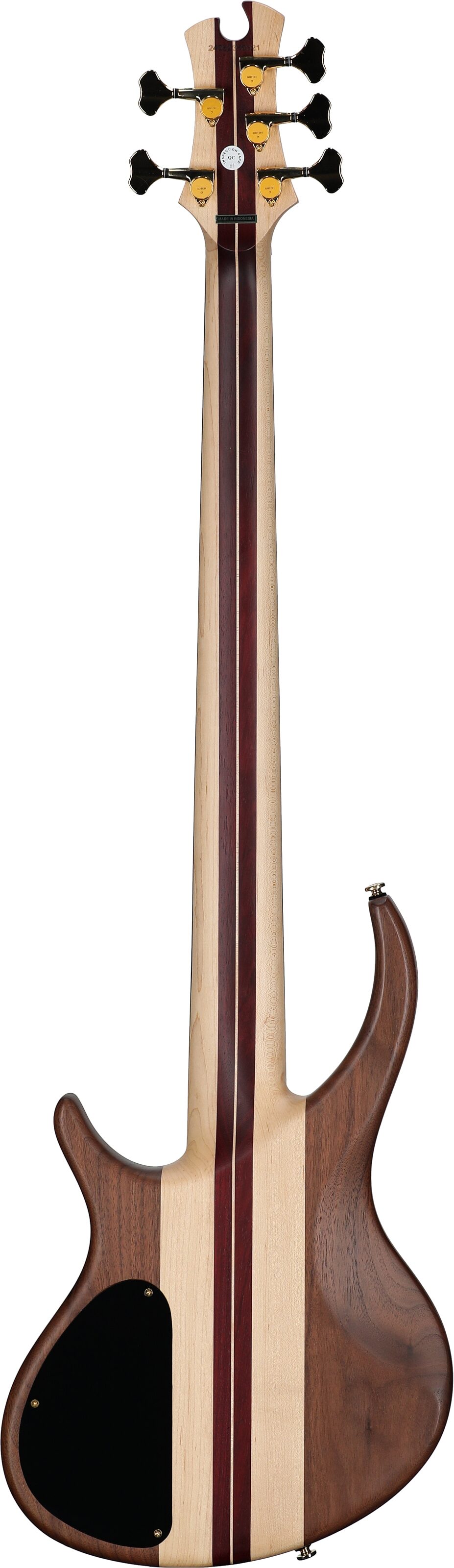 Tobias Classic V Electric Bass, 5-String (with Gig Bag), Satin Natural, Full Straight Back