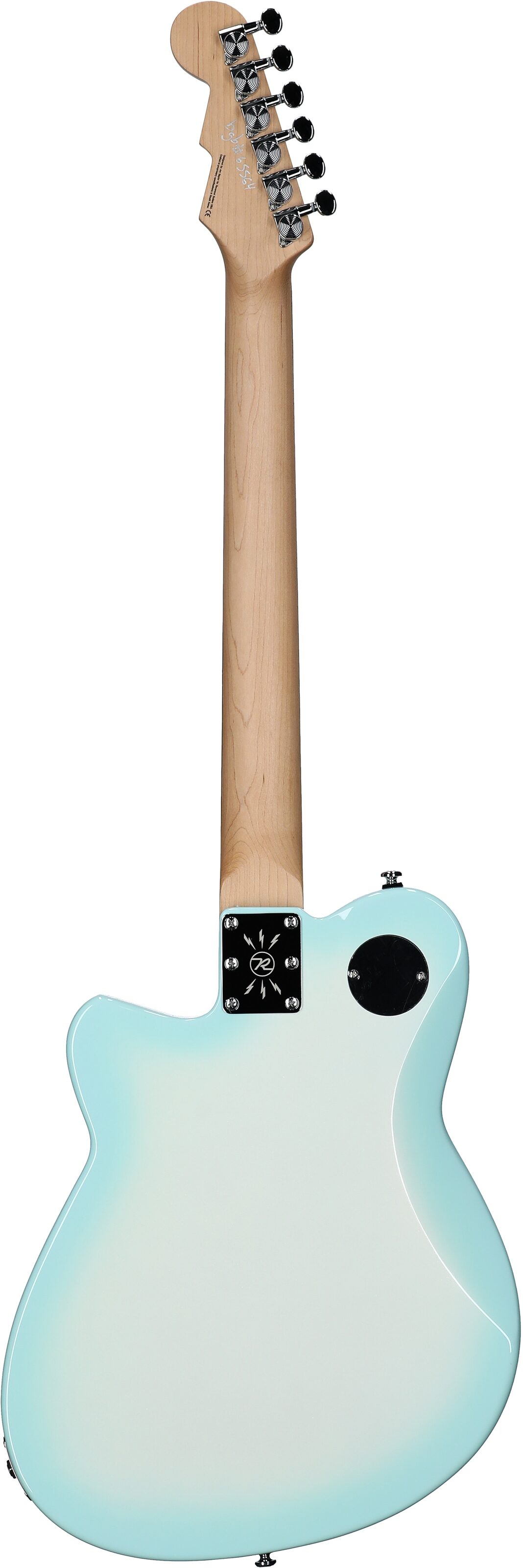 Reverend Double Agent OG Electric Guitar, Chronic Blue Burst, Rosewood Fretboard, Full Straight Back