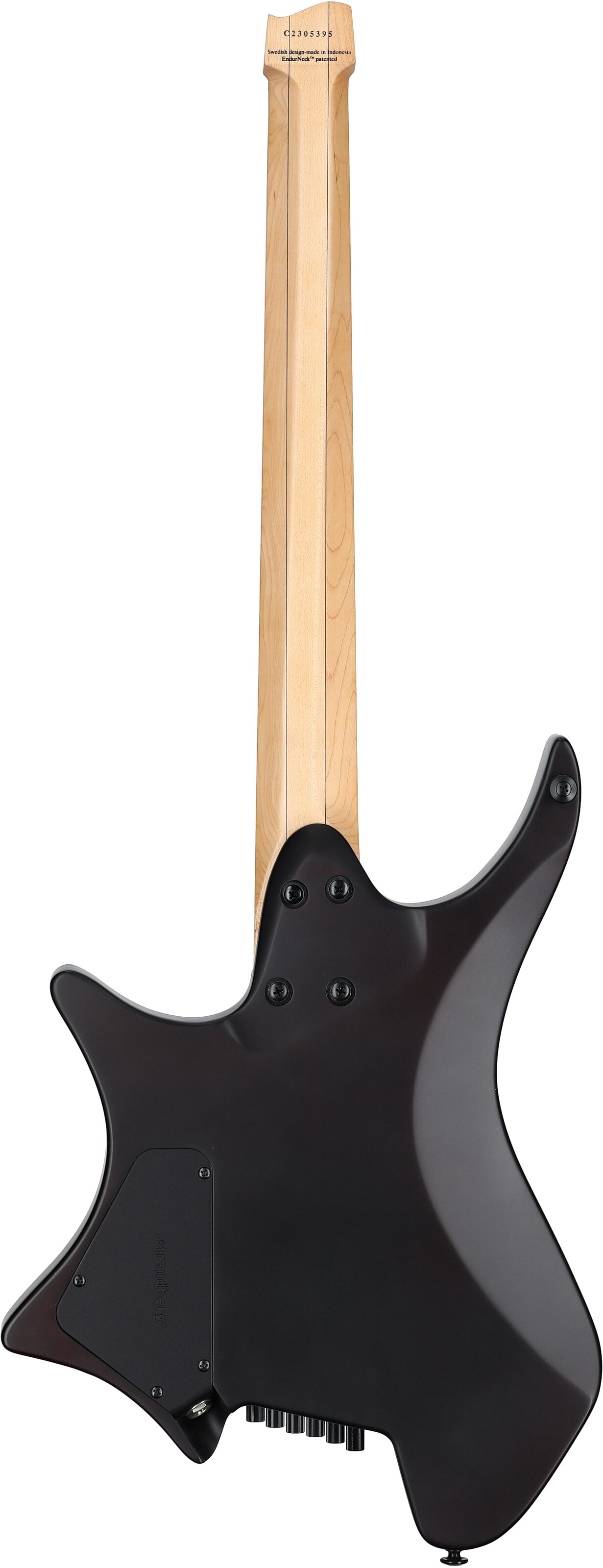 Strandberg Boden Standard NX 6 Electric Guitar (with Gig Bag), Natural, Full Straight Back