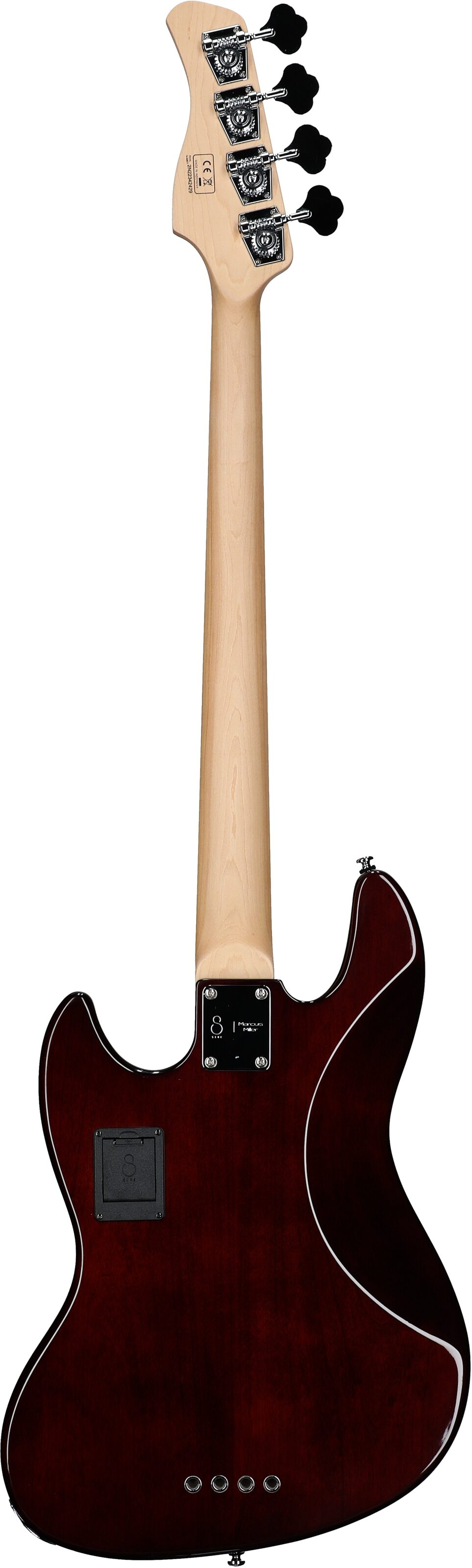 Sire Marcus Miller V7 Electric Bass, 4-String, Tobacco Sunburst, Full Straight Back