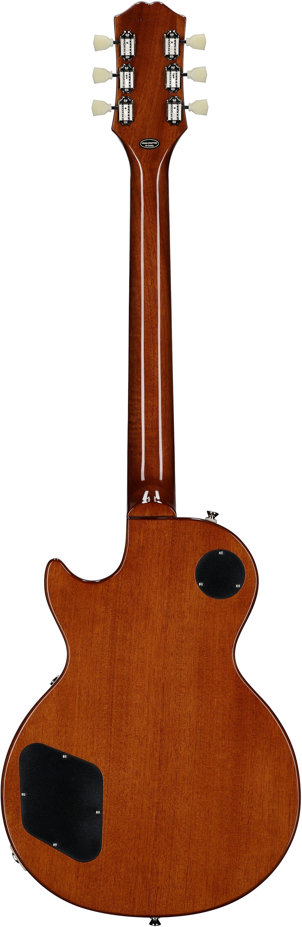 Epiphone Inspired by Gibson Les Paul Standard '50s Electric Guitar (with Gig Bag), Inverness Green, Full Straight Back