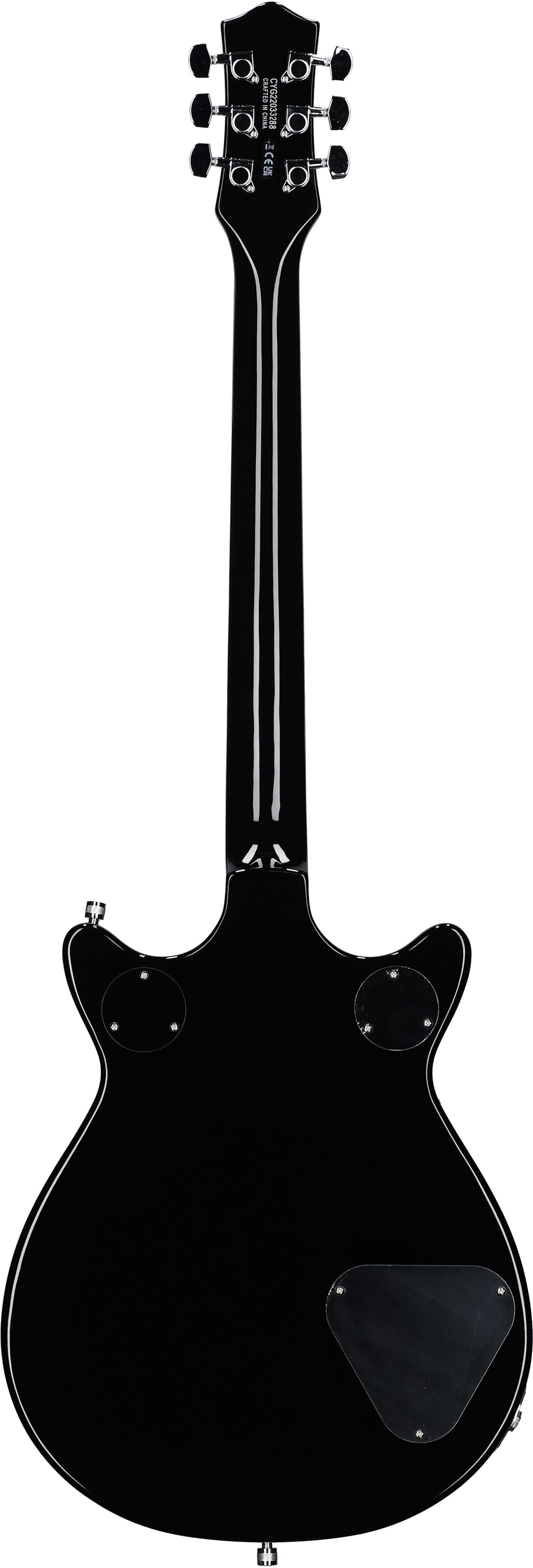 Gretsch G5222-LH Electromatic Double Jet BT Electric Guitar, Left-Handed, Natural, Full Straight Back