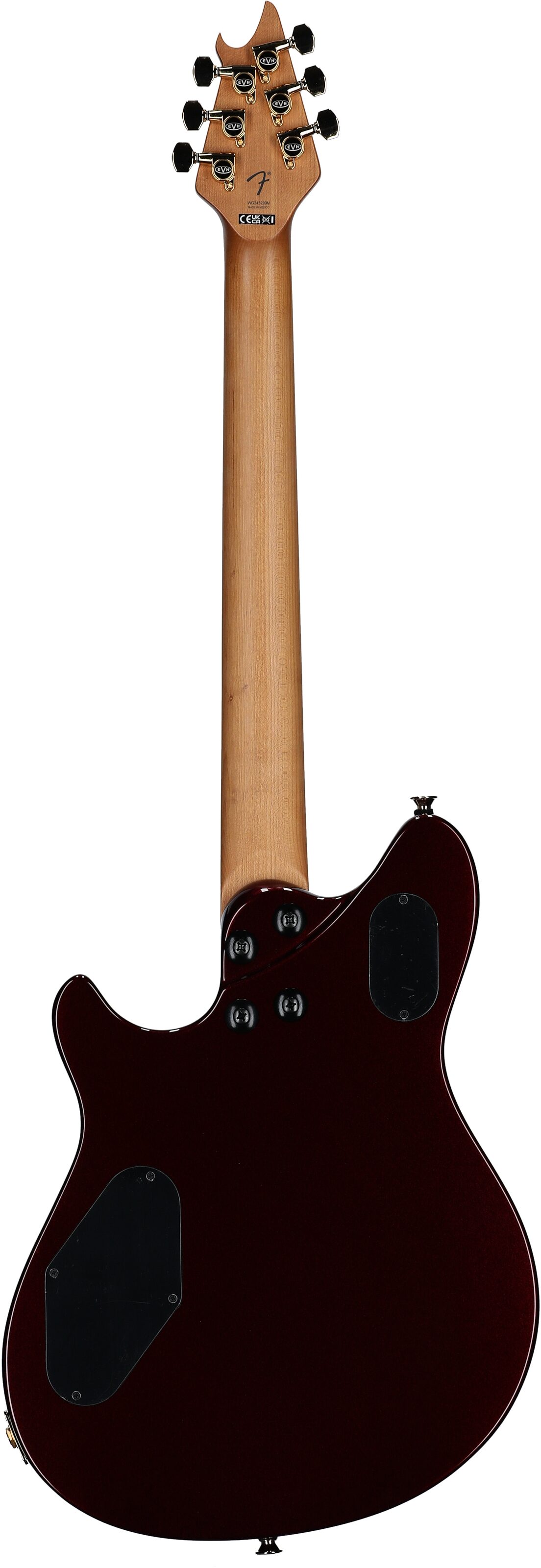 EVH Eddie Van Halen Limited Edition Wolfgang Special TOM Archtop Electric Guitar, Oxblood, Full Straight Back