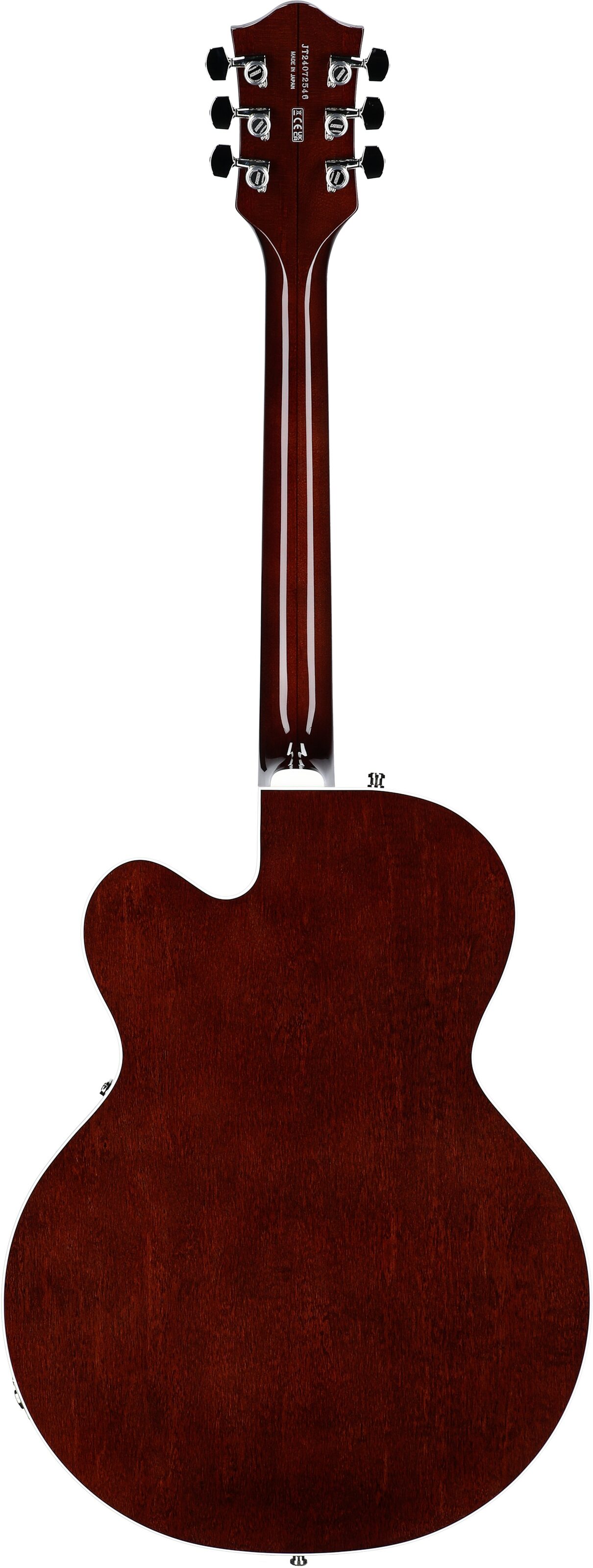 Gretsch Pro Collection Tennessean Electric Guitar (with Case), Walnut Stain, Full Straight Back