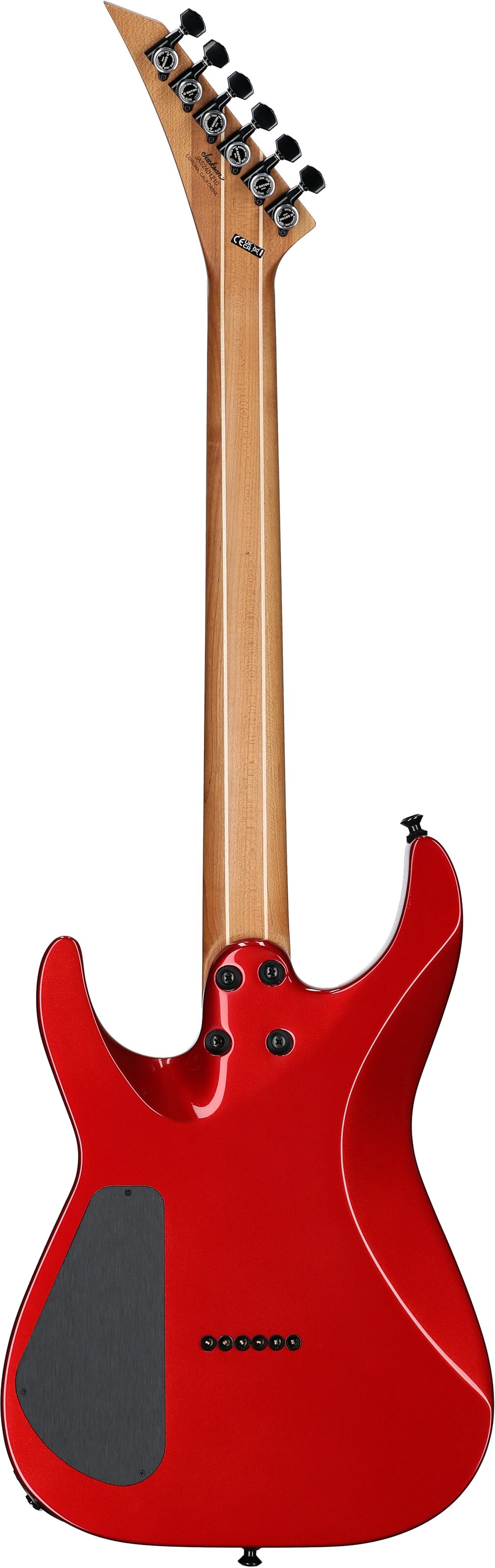 Jackson American Series Virtuoso HT Electric Guitar, (with Case), Red Crystal, Open Box (Very Good), Full Straight Back