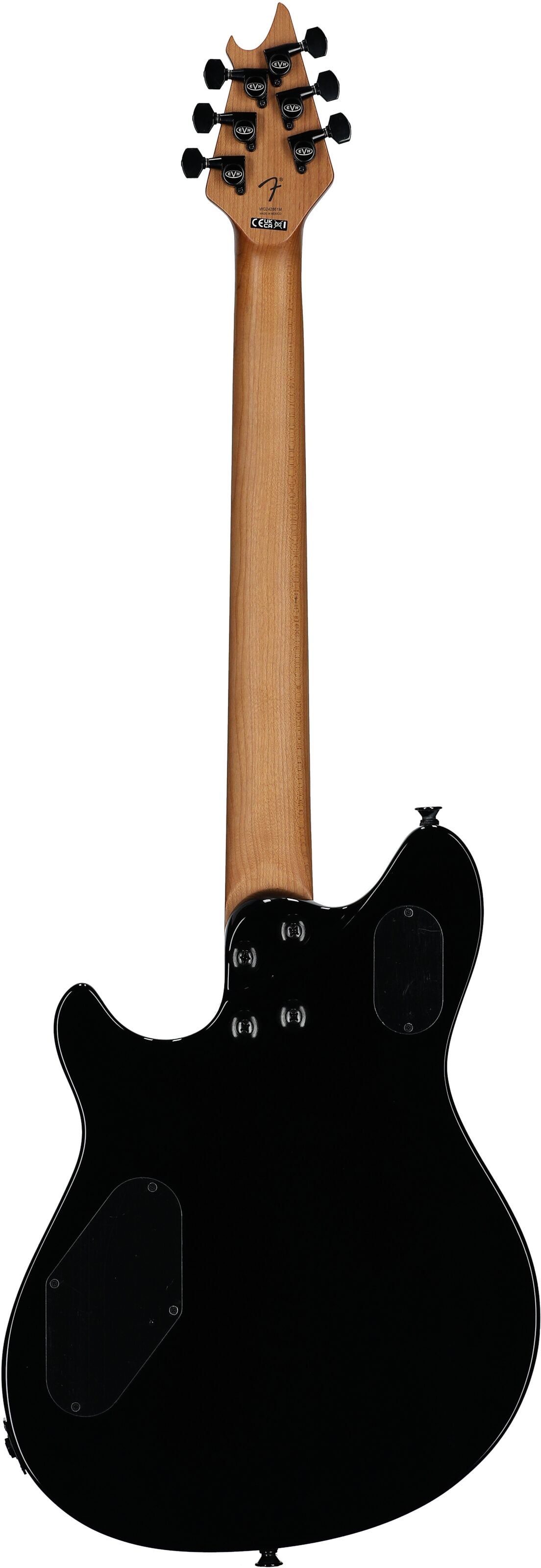 EVH Eddie Van Halen Limited Edition Wolfgang Special TOM Archtop Electric Guitar, Gloss Black, Full Straight Back