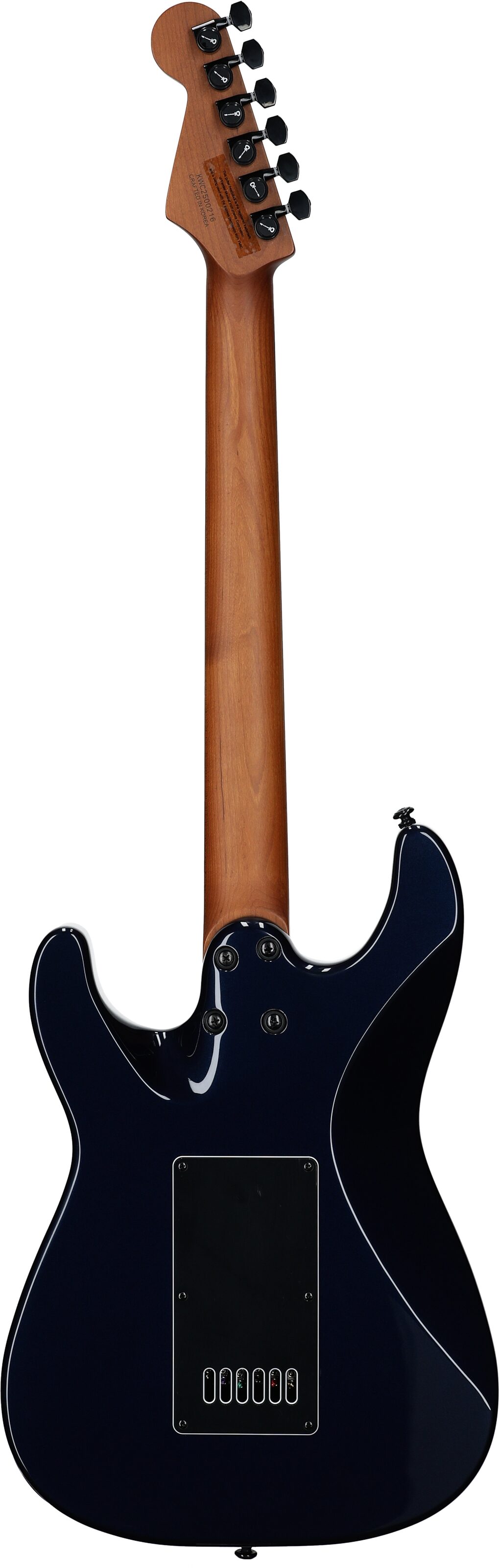 Charvel Pro-Mod Plus So-Cal SC1 HH Electric Guitar (with Gig Bag), Midnight Blue, Full Straight Back