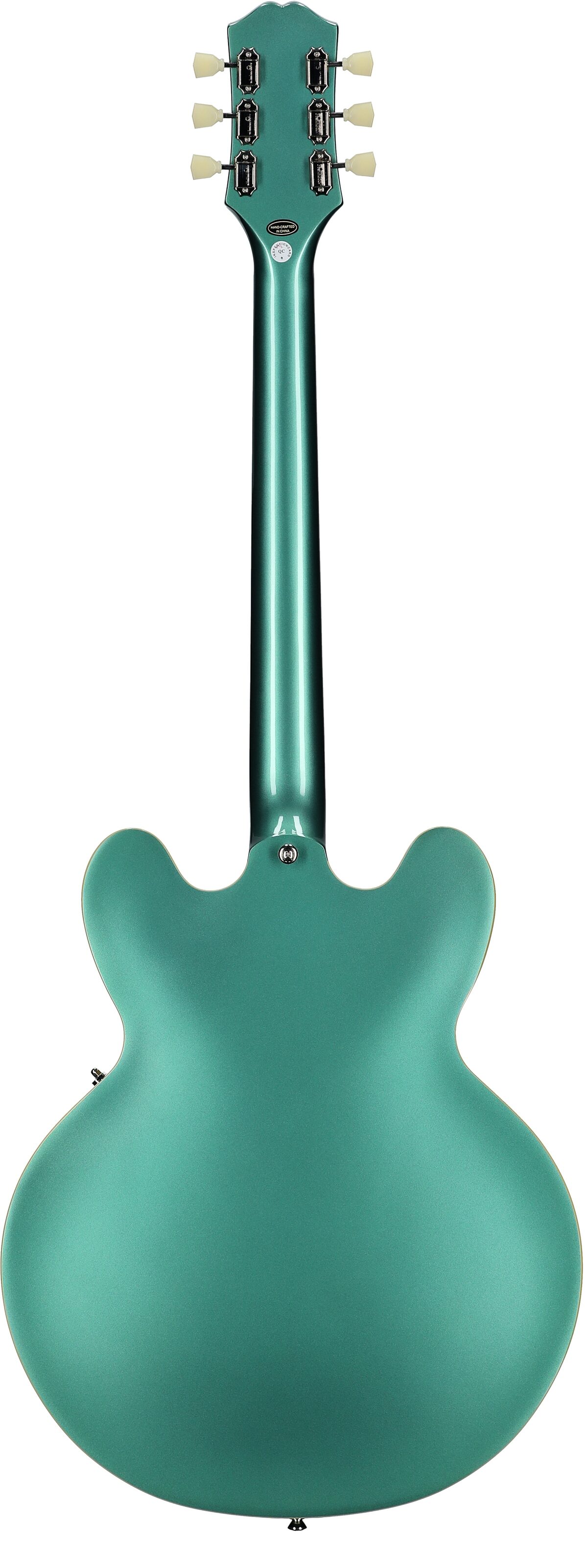 Epiphone ES-335 Traditional Pro Electric Guitar, Inverness Green, Full Straight Back