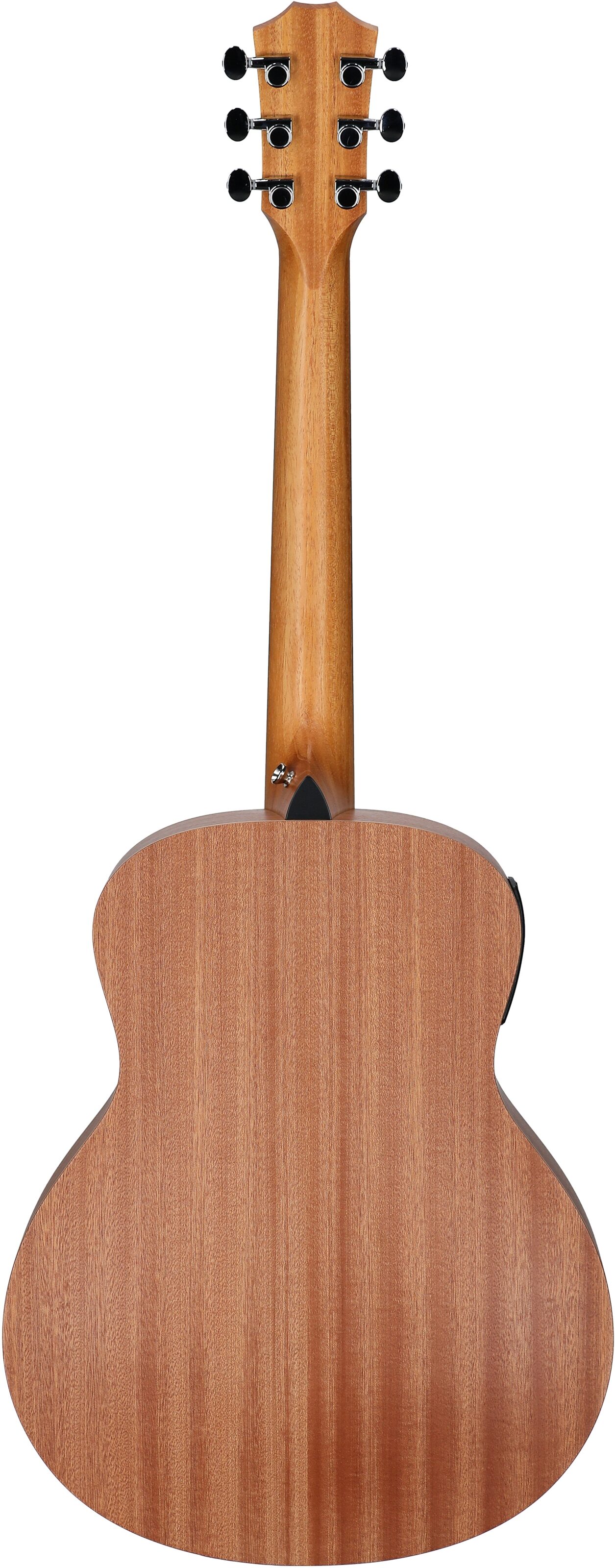 Taylor GS Mini-e Special Edition Mini Grand Symphony Acoustic-Electric Guitar (with Gig Bag), Paisley Burst, Full Straight Back
