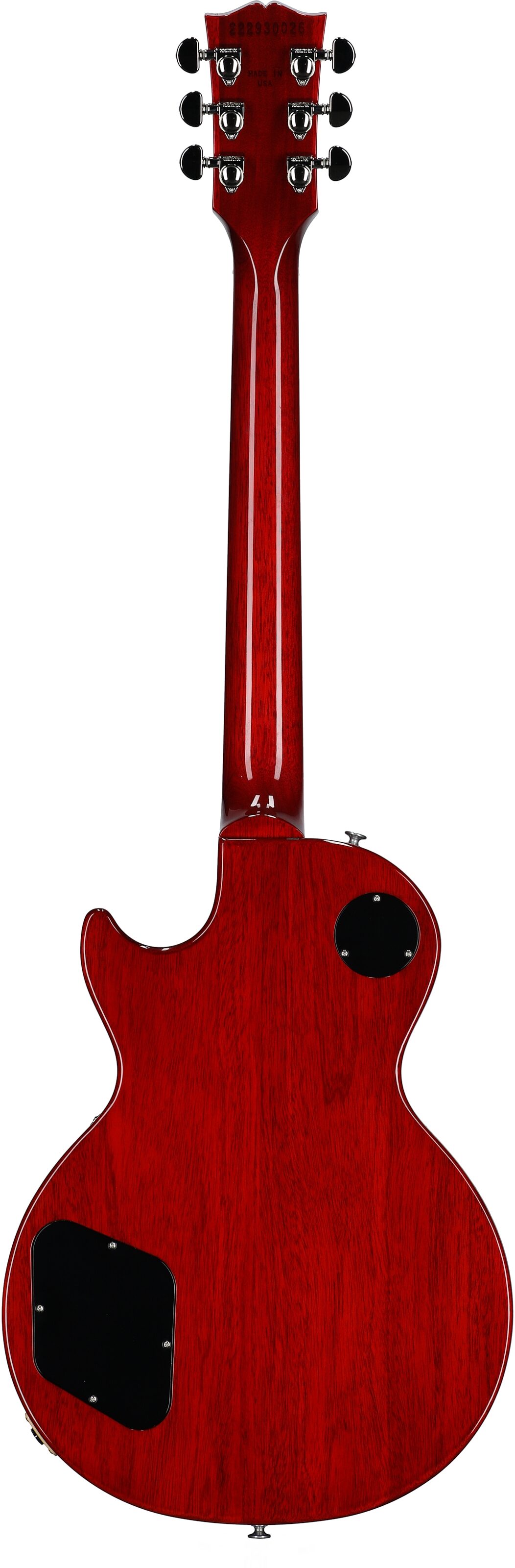 Gibson Les Paul Standard 60s Custom Color Electric Guitar, Figured Top (with Case), Cherry, Open Box (Very Good), Full Straight Back
