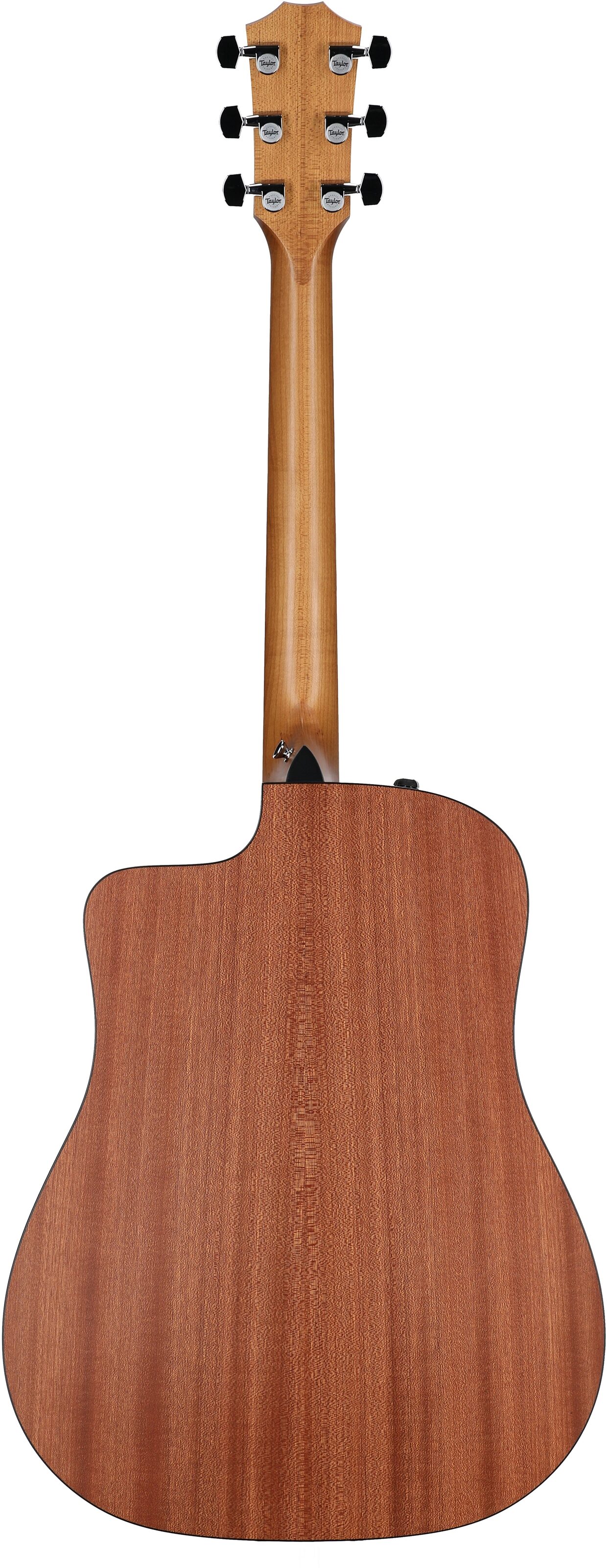 Taylor 110ce-S Dreadnought Acoustic Electric Guitar (with Gig Bag), New, Full Straight Back