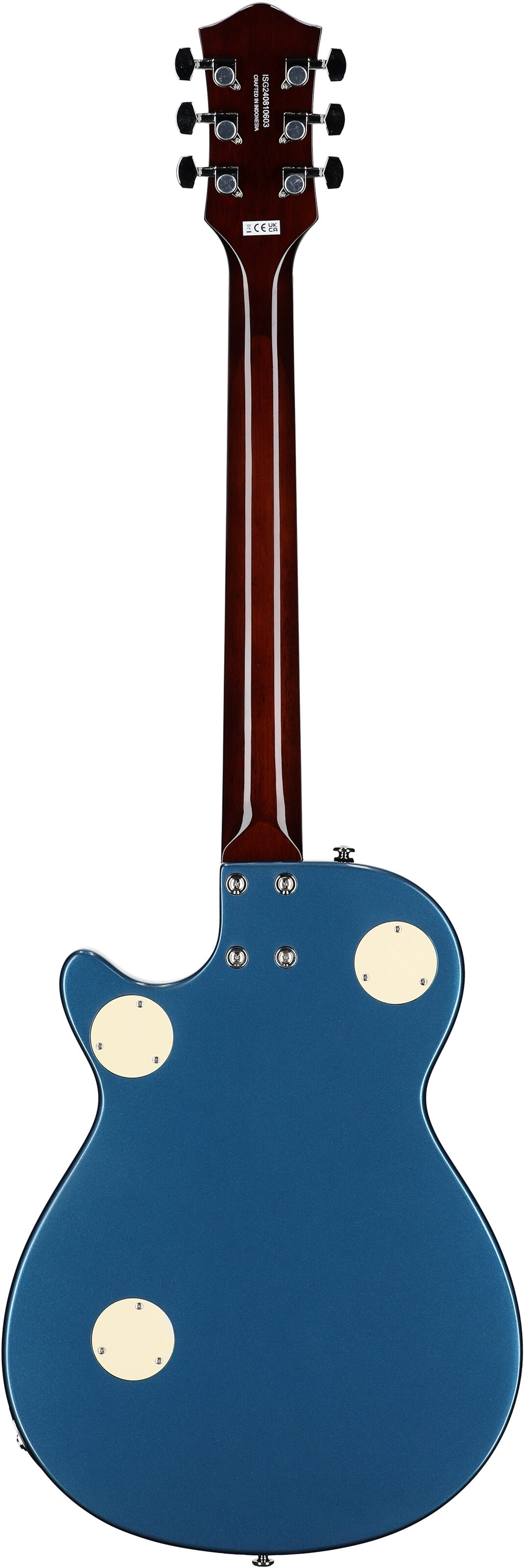 Gretsch Streamliner Jet Club Electric Guitar, Dark Denim, Full Straight Back