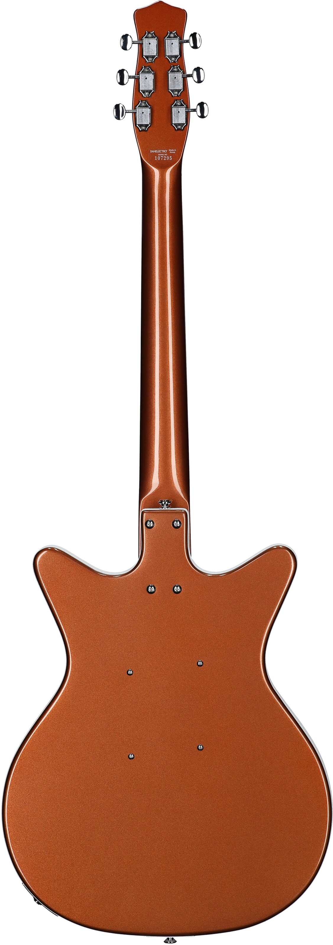 Danelectro '59 MOD NOS Electric Guitar, Copper, Full Straight Back