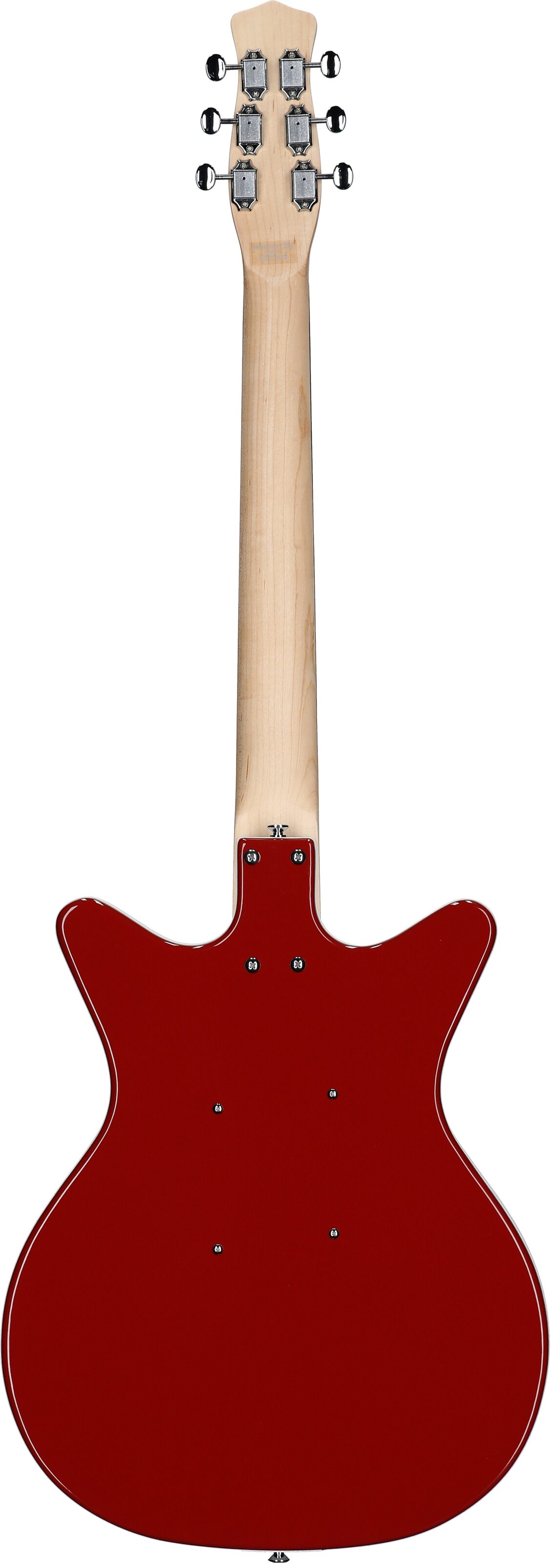 Danelectro Stock '59 Electric Guitar, Vintage Red, Full Straight Back