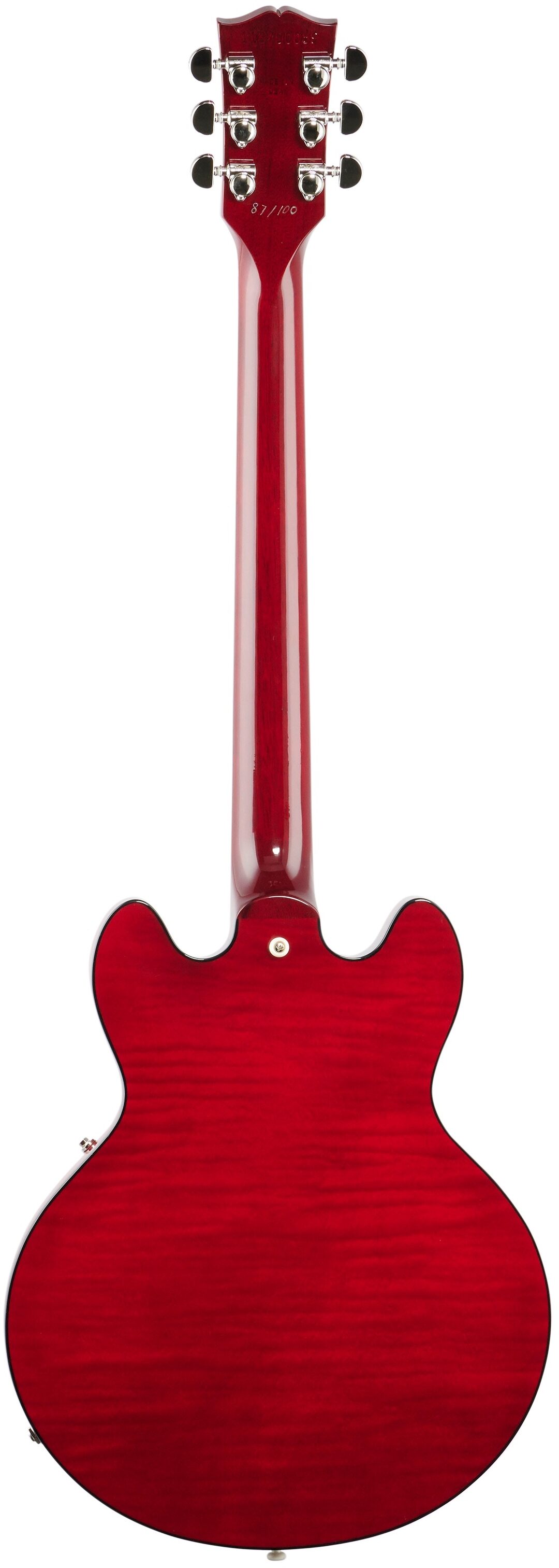 Gibson Limited Edition Joan Jett ES-339 Semi-Hollowbody Electric Guitar (with Case), Full Straight Back