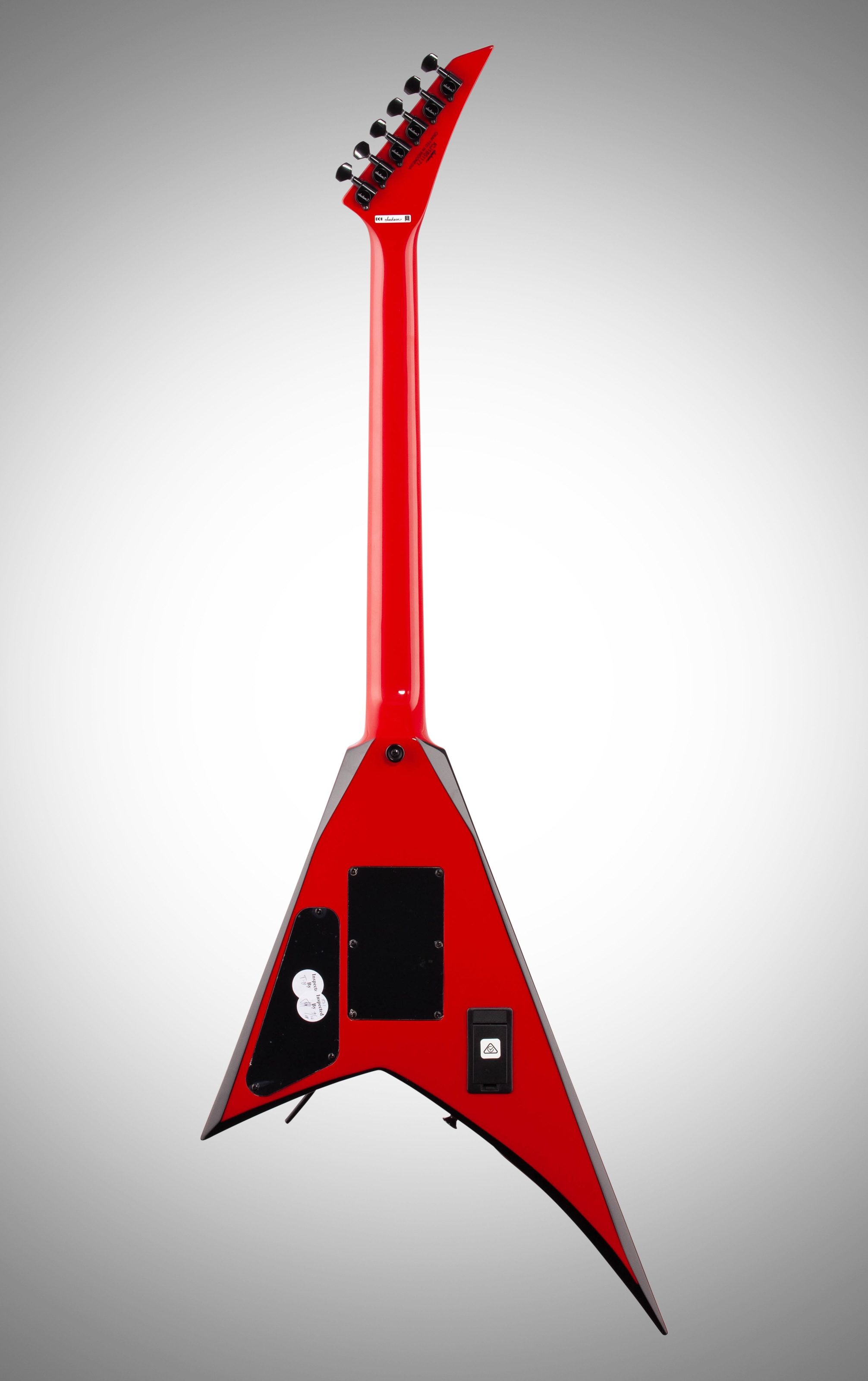 Jackson X Series Rhoads RRX24 Electric Guitar, with Laurel Fingerboard, Red with Black Bevel, Full Straight Back