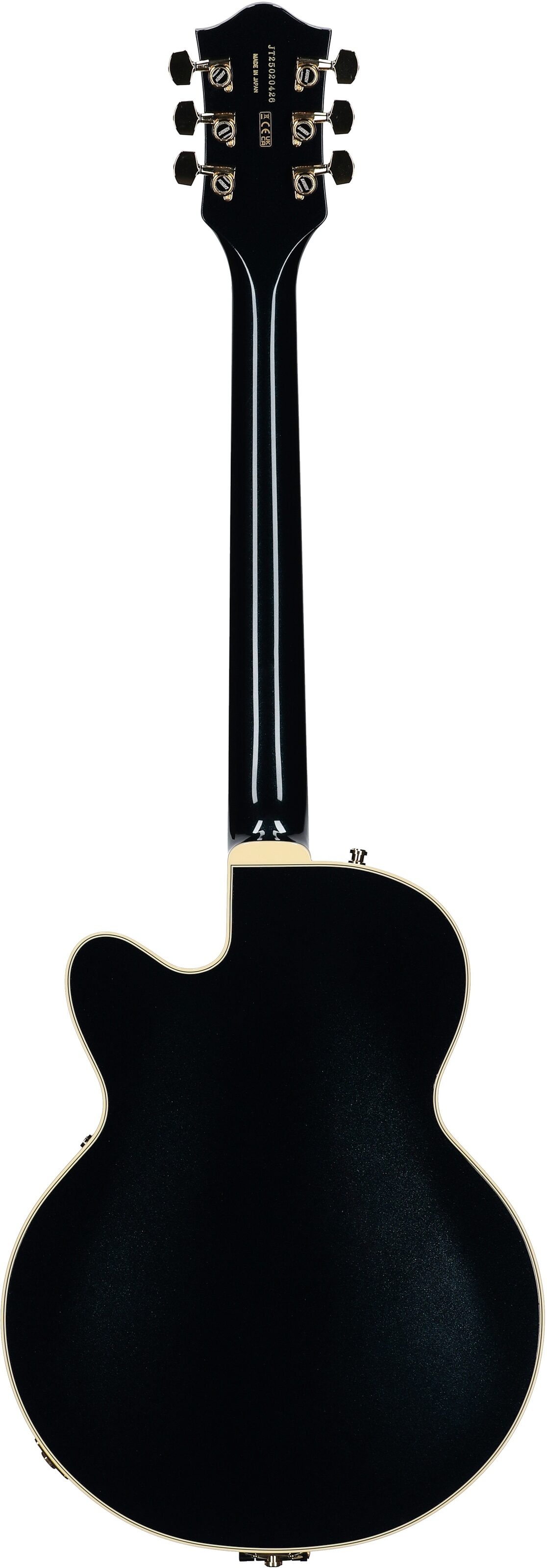Gretsch Professional Collection Broadkaster Jr LX Center Block SC Electric Guitar, Midnight Sapphire, Full Straight Back