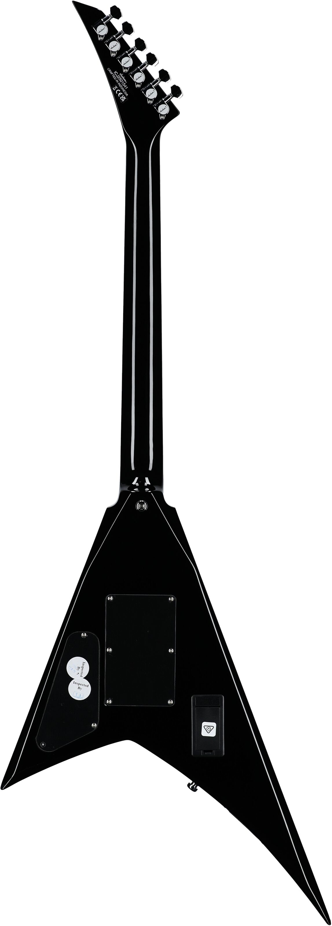 Jackson Limited Edition Pro Plus Pure Metal RR1A Rhoads Electric Guitar (with Gig Bag), Black, Full Straight Back