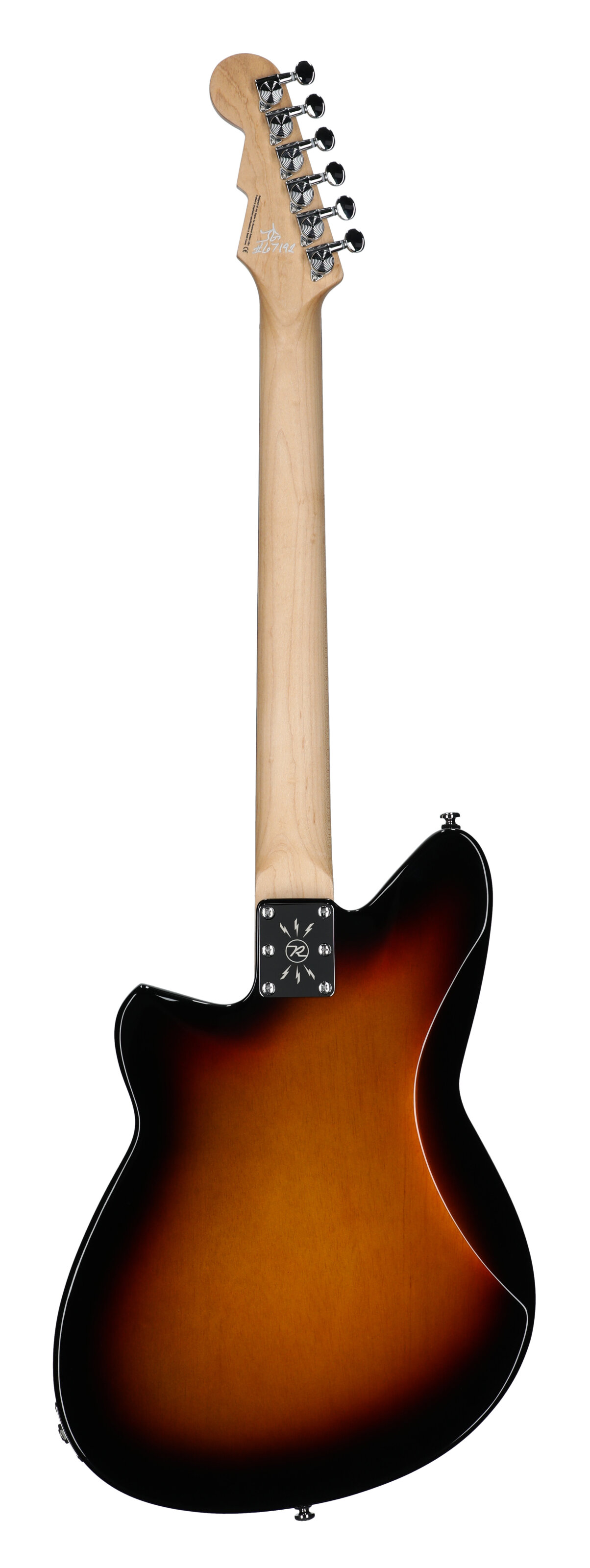 Reverend Jetstream HCB Electric Guitar, 3-Tone Burst, Full Straight Back