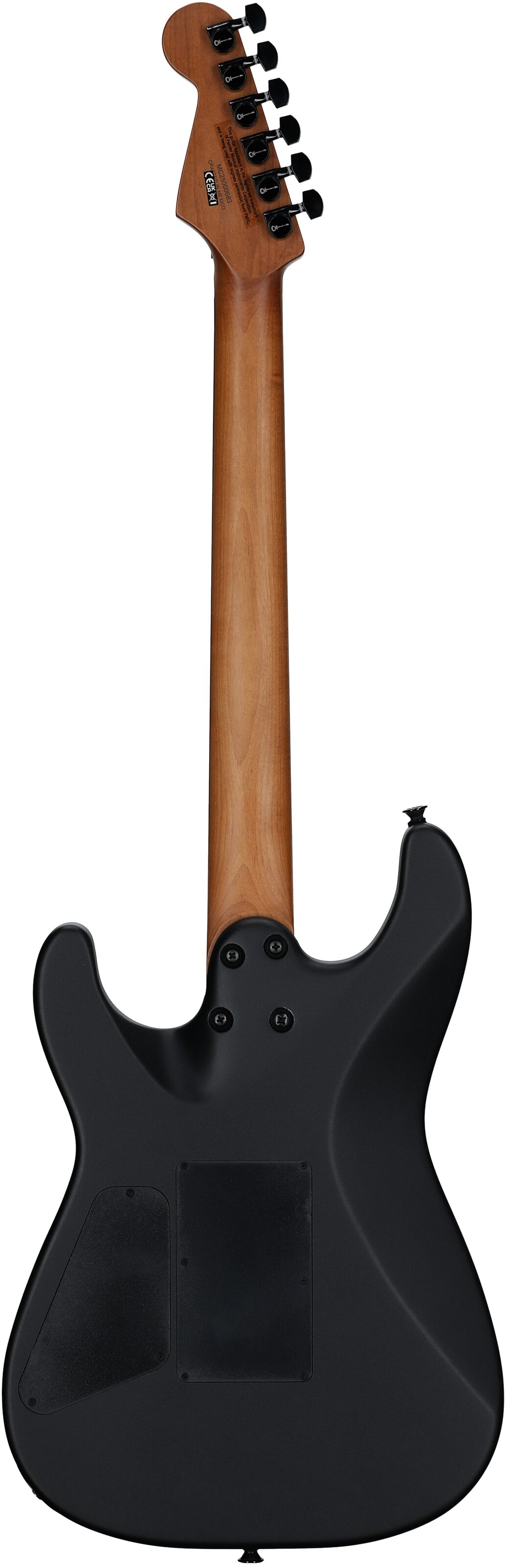 Charvel Pro-Mod Plus San Dimas SD1 HH FR Electric Guitar, with Ebony Fingerboard, Scorched Earth, Full Straight Back