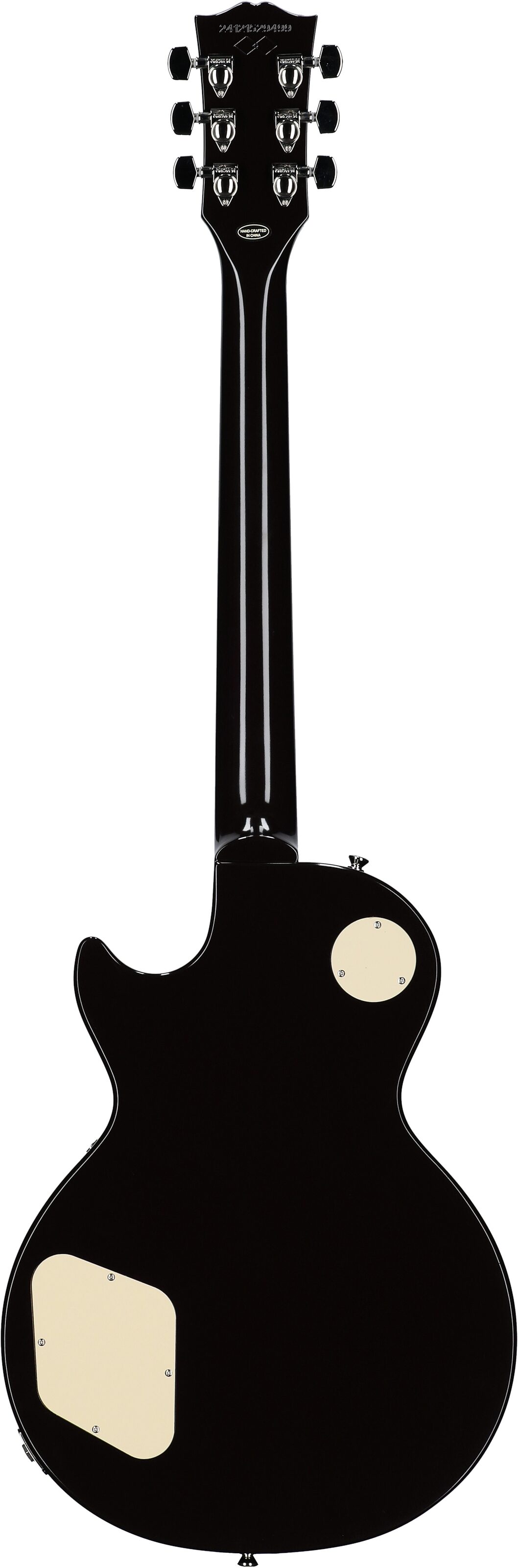 Epiphone Inspired by Gibson Custom Jeff Beck 1954 Les Paul Electric Guitar (with Case), Oxblood, Full Straight Back