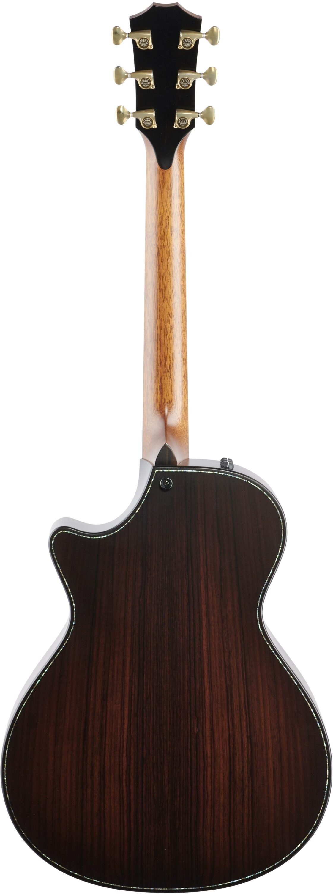 Taylor Builder's Edition 912ce Grand Concert Cutaway Acoustic-Electric Guitar, Wild Honey Burst, Full Straight Back