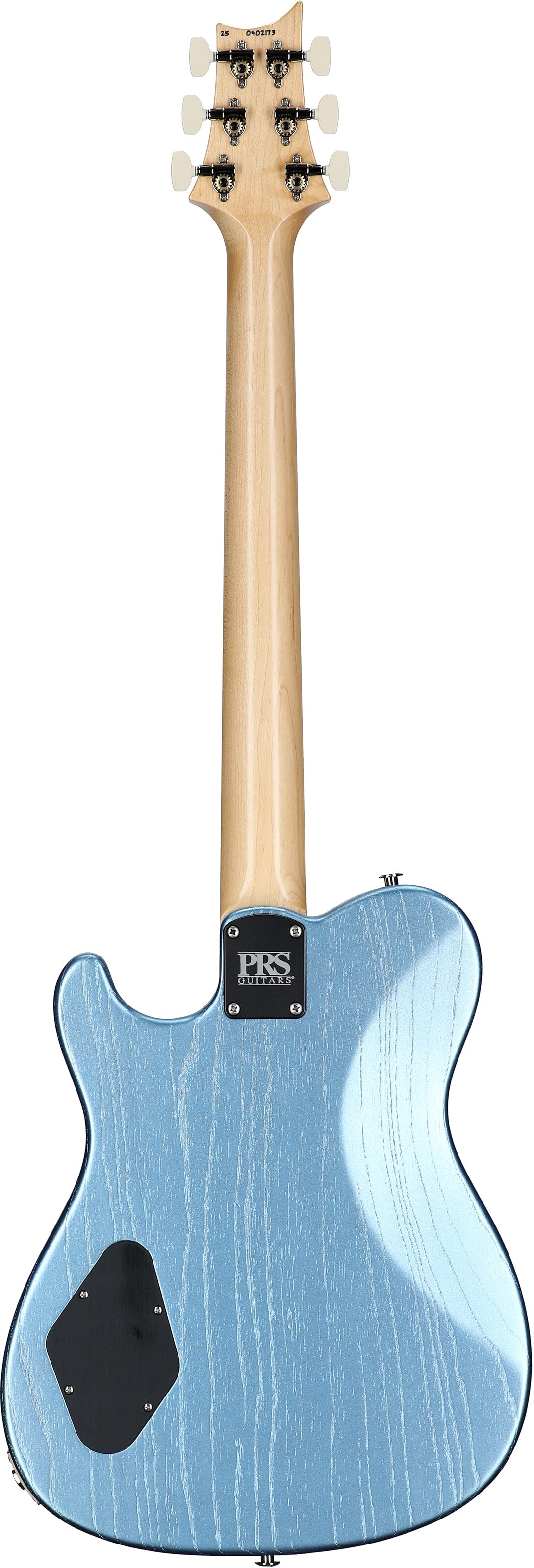 PRS Paul Reed Smith NF 53 Electric Guitar (with Gig Bag), Satin Frost Blue Metallic, Full Straight Back
