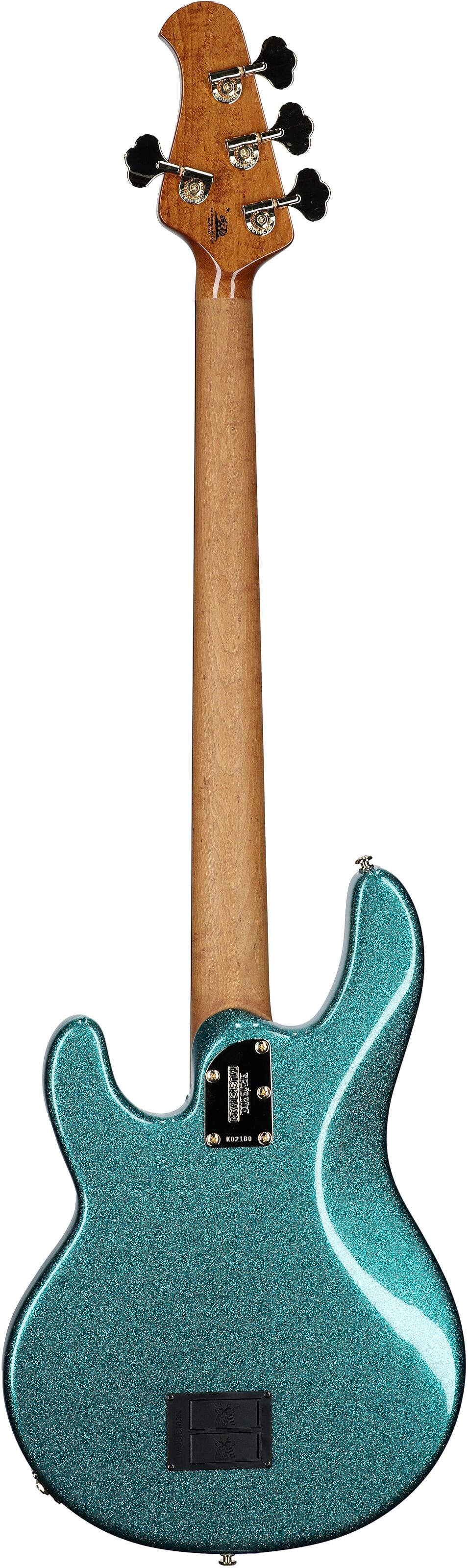 Ernie Ball Music Man StingRay Special Electric Bass (with Mono Case), Ocean Sparkle, Full Straight Back