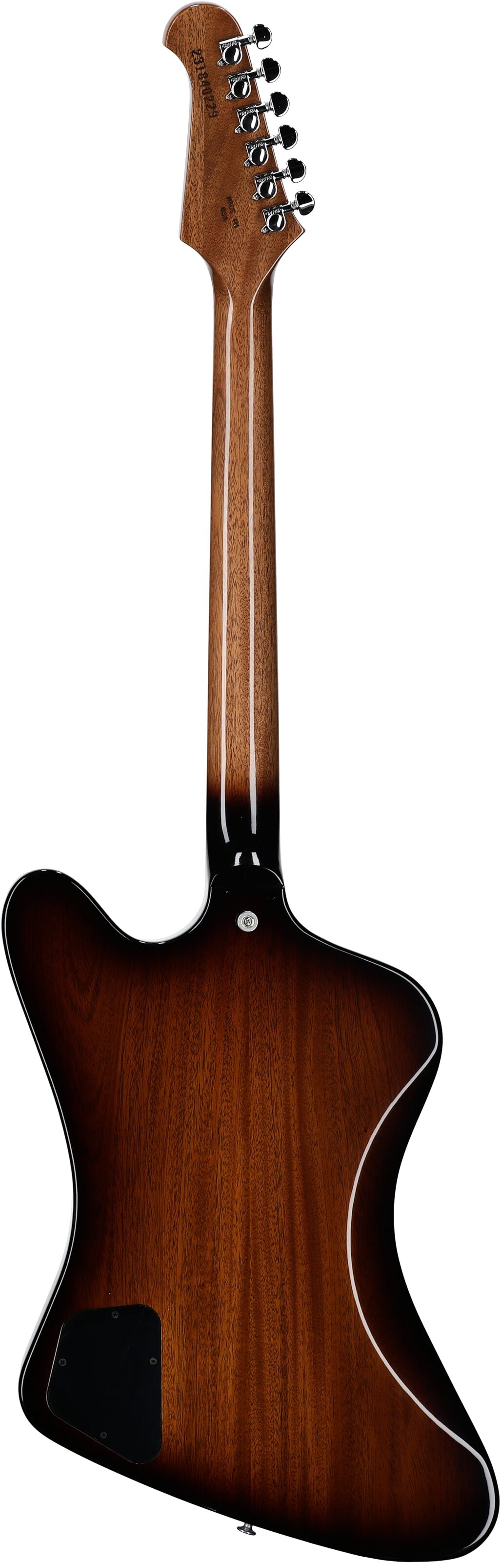 Gibson Firebird Platypus Electric Guitar (with Case), Tobacco Sunburst, Full Straight Back