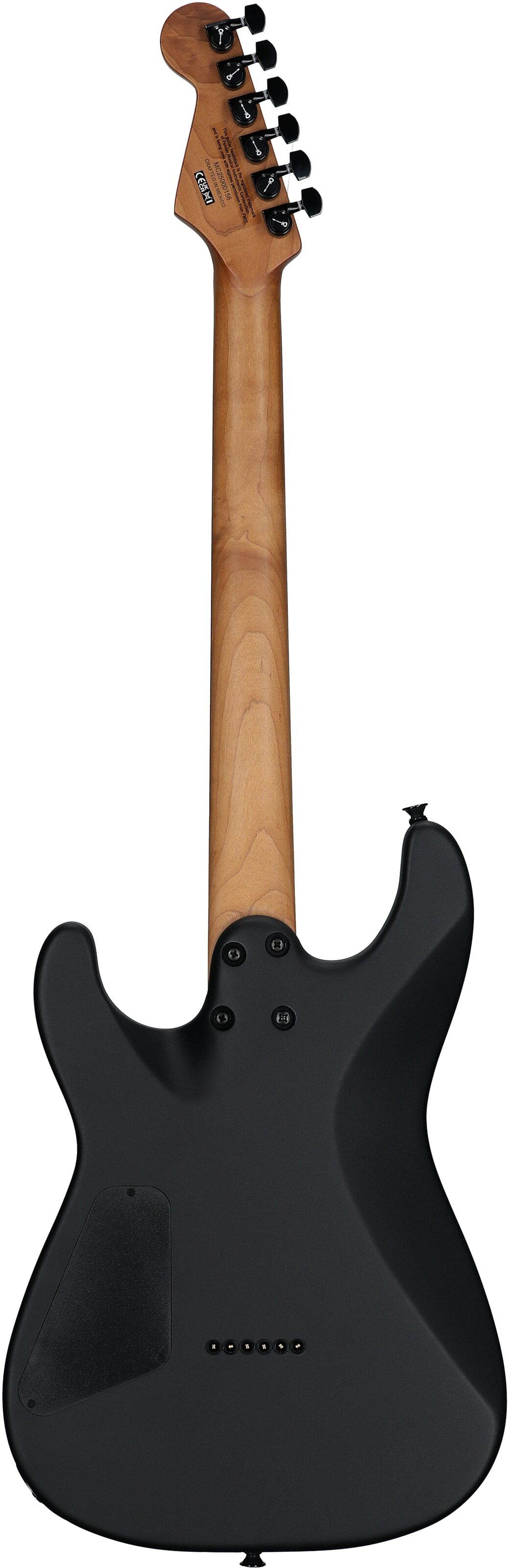Charvel Pro-Mod Plus SD1 HH HT Electric Guitar, with Ebony Fingerboard, Scorched Earth, Full Straight Back