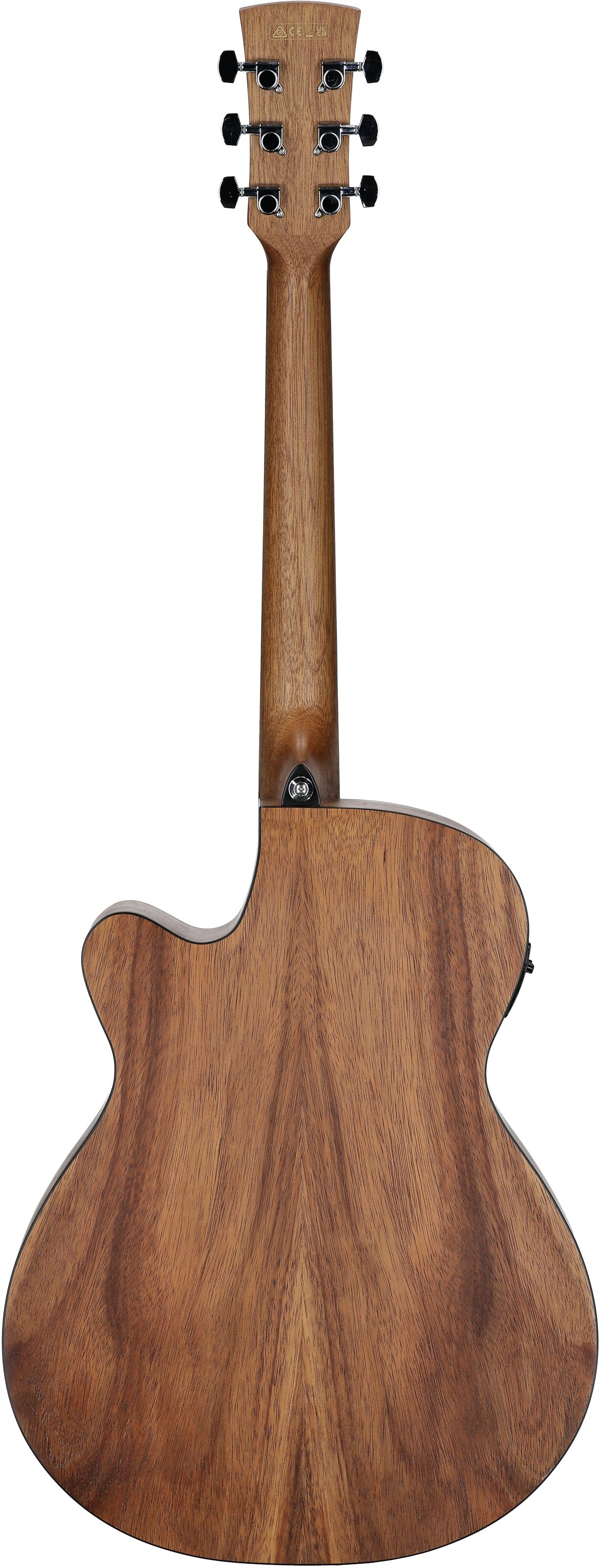 Ibanez PC50WSCE Acoustic-Electric Guitar, Open Pore Natural, Full Straight Back