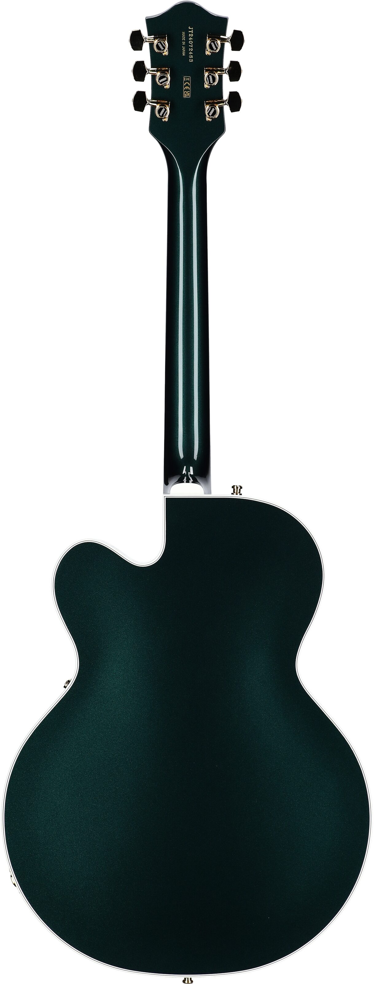 Gretsch Pro Collection Nashville Electric Guitar (with Case), Cadillac Green, Full Straight Back
