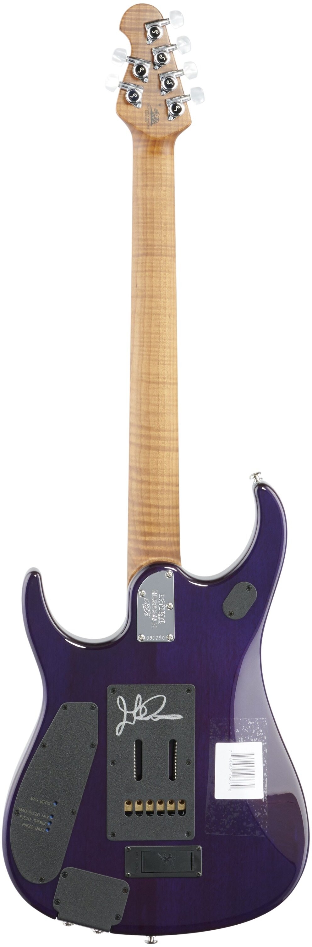 Music Man John Petrucci JP-15 BFR (with Case), Full Straight Back