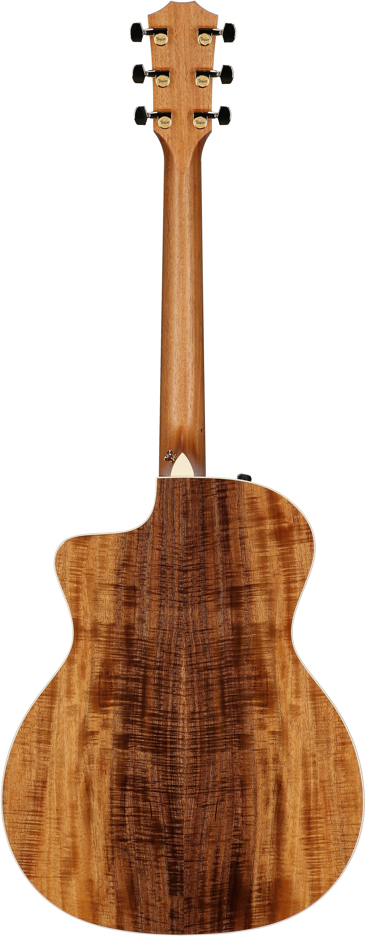 Taylor 214ce-K Koa Deluxe Acoustic-Electric Guitar (with Case), New, Full Straight Back