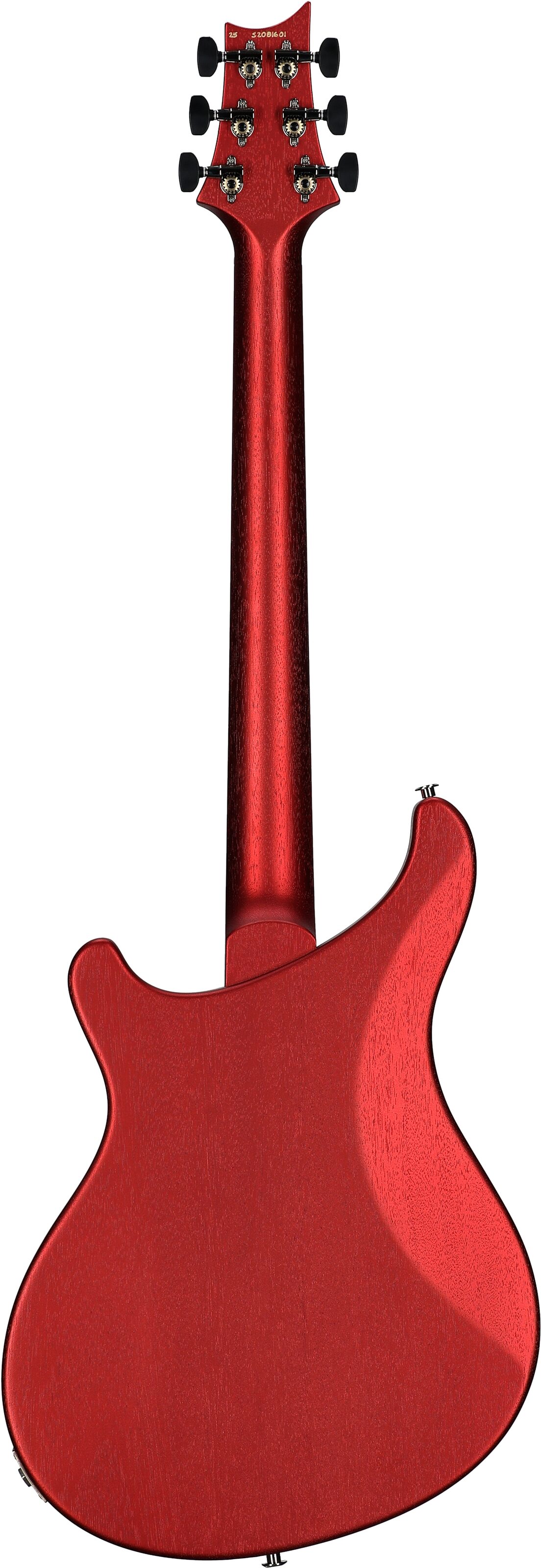PRS Paul Reed Smith S2 Vela Satin Electric Guitar (with Gig Bag), Satin Red Apple Metallic, Full Straight Back