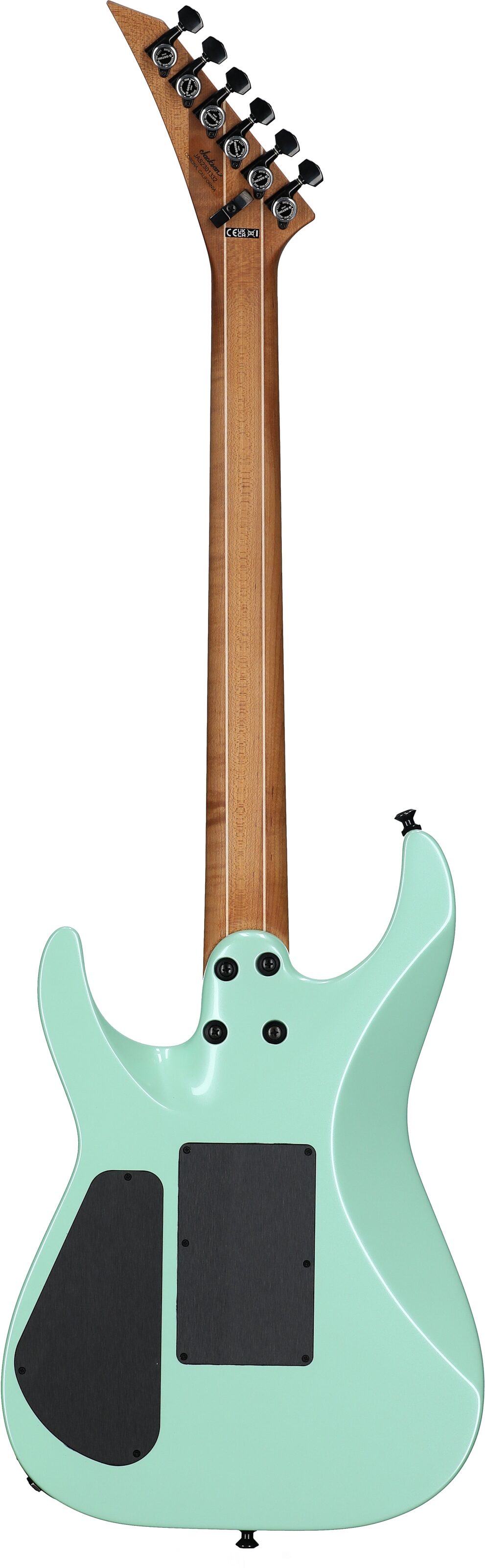 Jackson American Series Virtuoso Electric Guitar (with Case), Specific Ocean, Full Straight Back