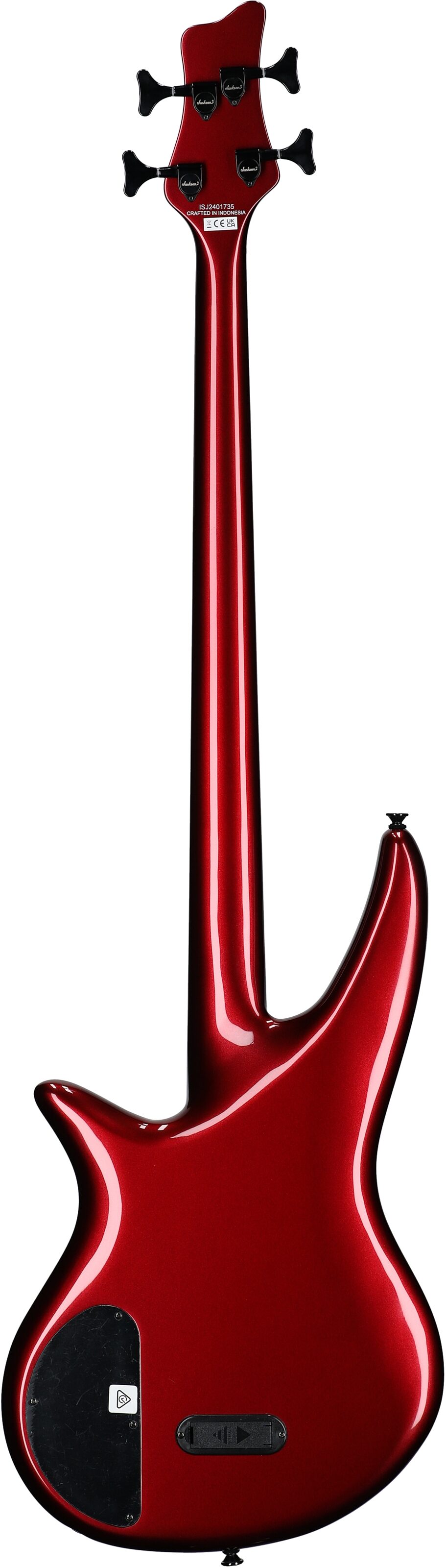 Jackson X Series Spectra SBX IV Electric Bass, Candy Apple Red, Full Straight Back