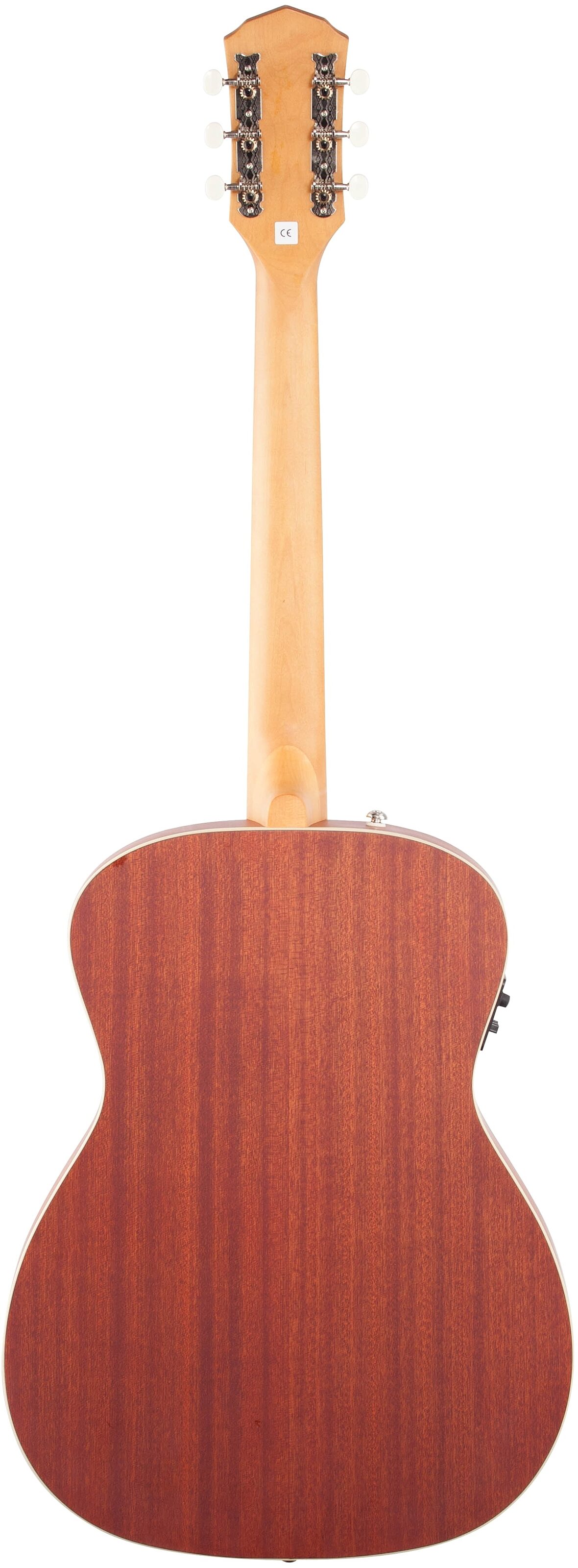 Fender Tim Armstrong Hellcat Acoustic-Electric Guitar, Natural, Full Straight Back