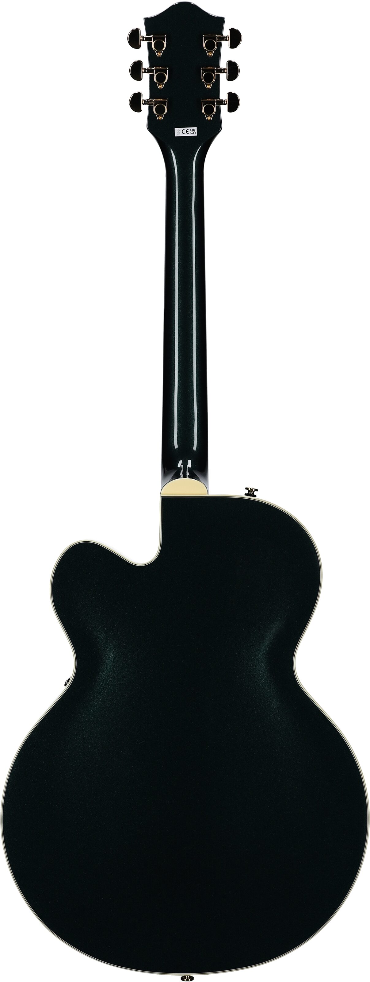 Gretsch G2420T Streamliner HB Electric Guitar with Bigsby Tremolo, Cadillac Green, Full Straight Back