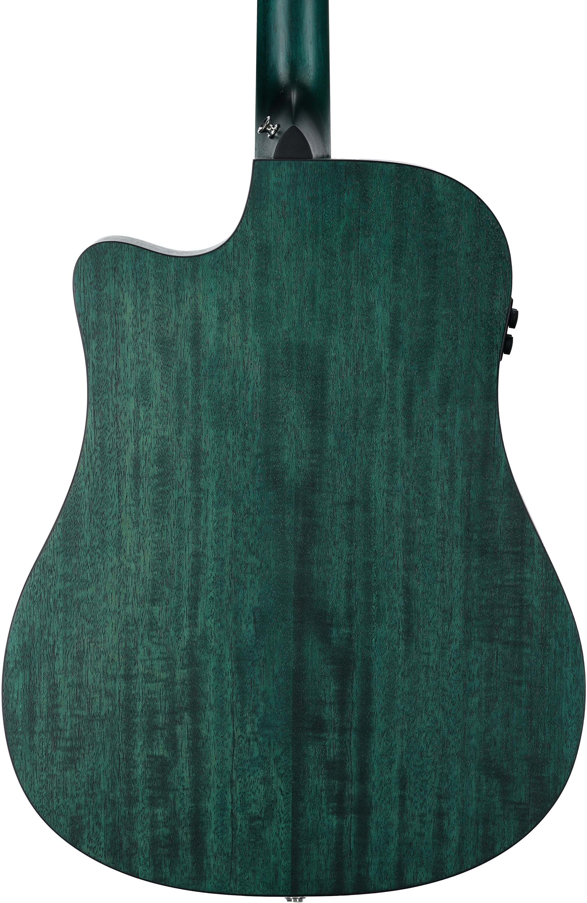 Kepma K3 Series D3-130 Acoustic-Electric Guitar, Trans Blue Matte, with AcoustiFex K-10 Pickup, Full Straight Back