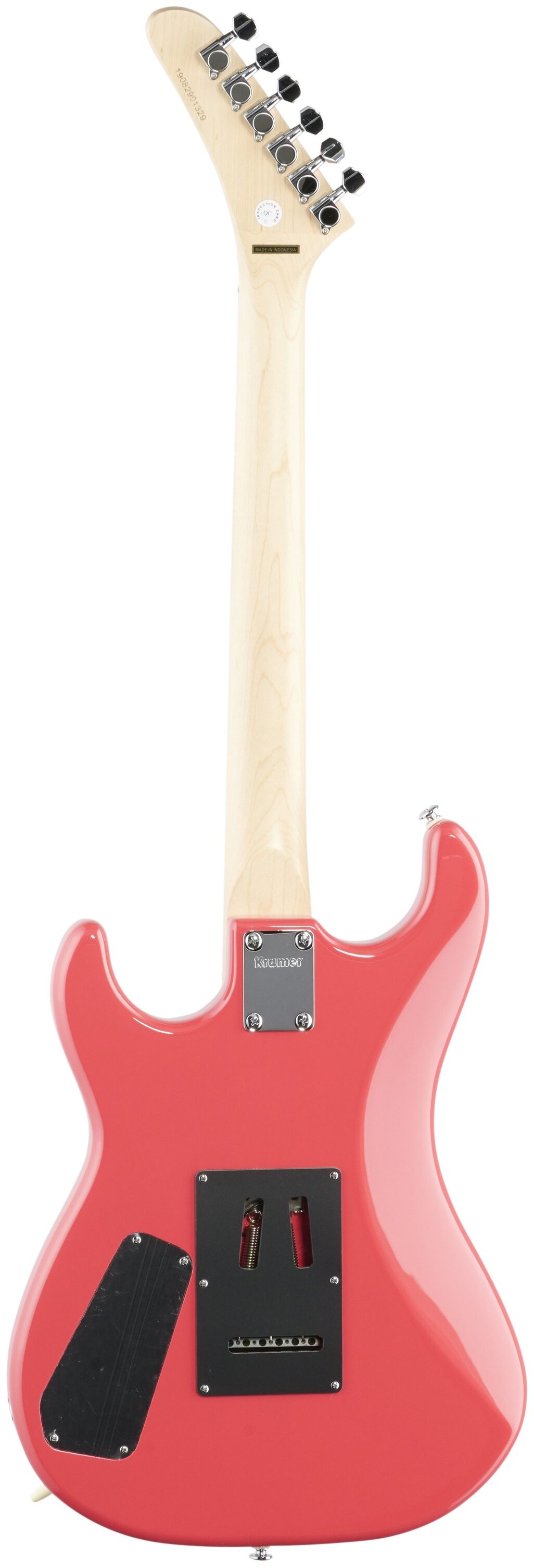 Kramer Baretta Special Electric Guitar, with Maple Fingerboard, Ruby Red, Full Straight Back