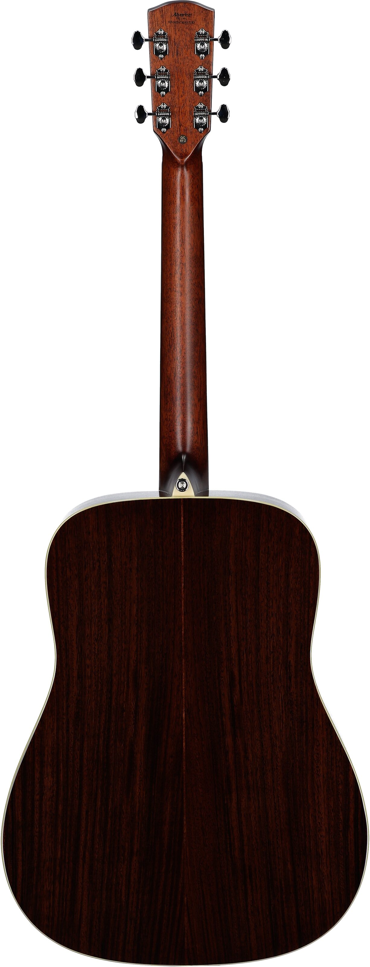 Alvarez MD70 Masterworks Herringbone Dreadnought Acoustic Guitar (with Gig Bag), New, Full Straight Back