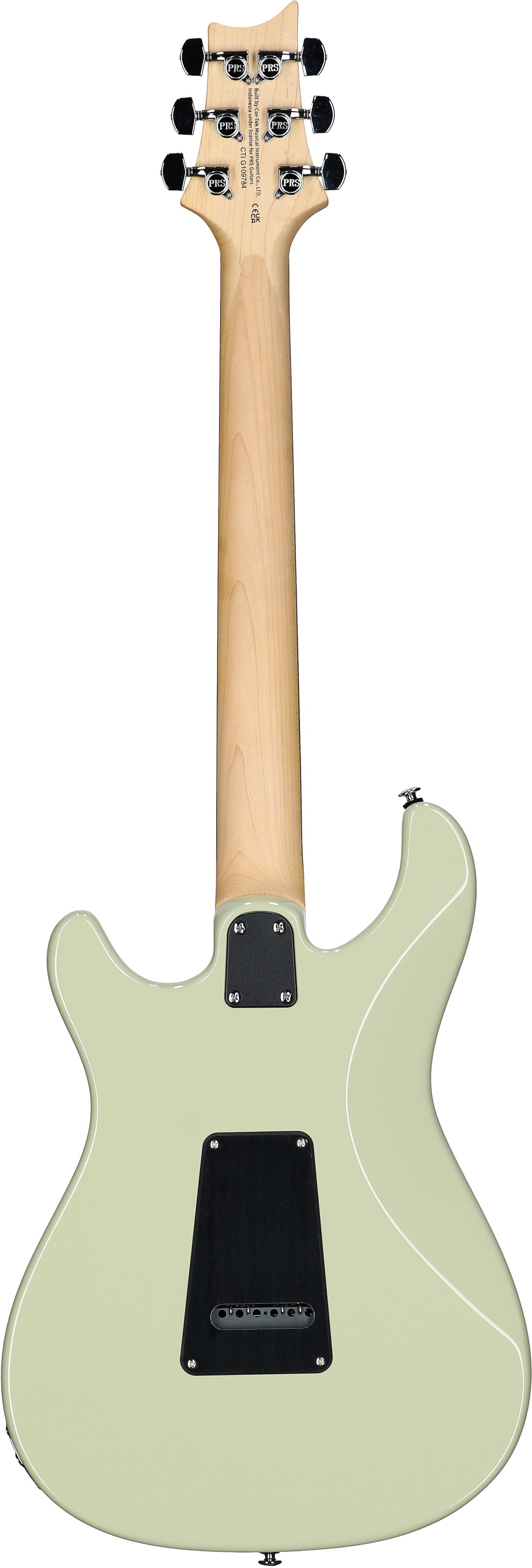 PRS Paul Reed Smith SE Studio Standard Electric Guitar, Rosewood Fingerboard (with Gig Bag), Sage Green, Full Straight Back