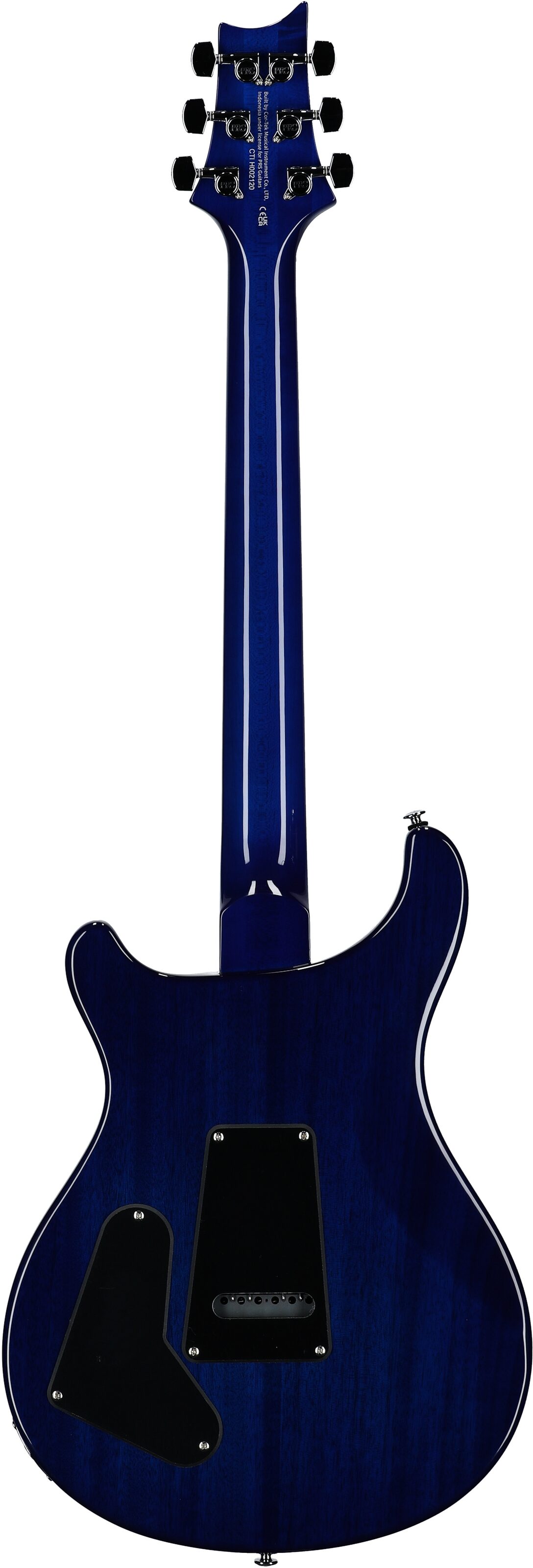 PRS Paul Reed Smith SE Special Semi-Hollow Electric Guitar (with Gig Bag), Lake Blue, Full Straight Back
