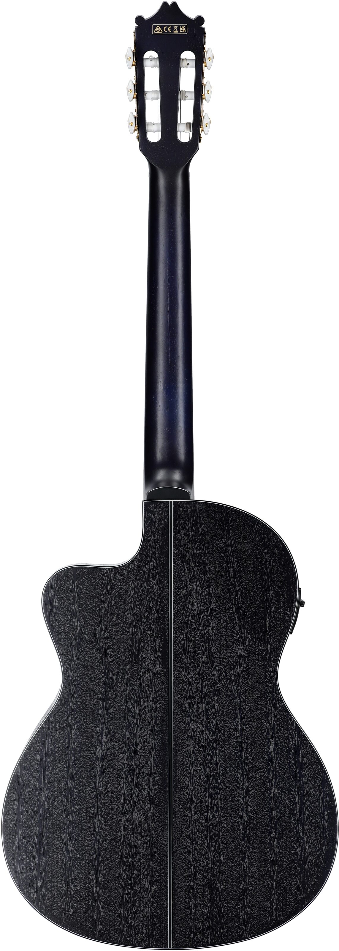 Ibanez GA5FMTCE Acoustic-Electric Classical Guitar, Open Pore Berry, Full Straight Back