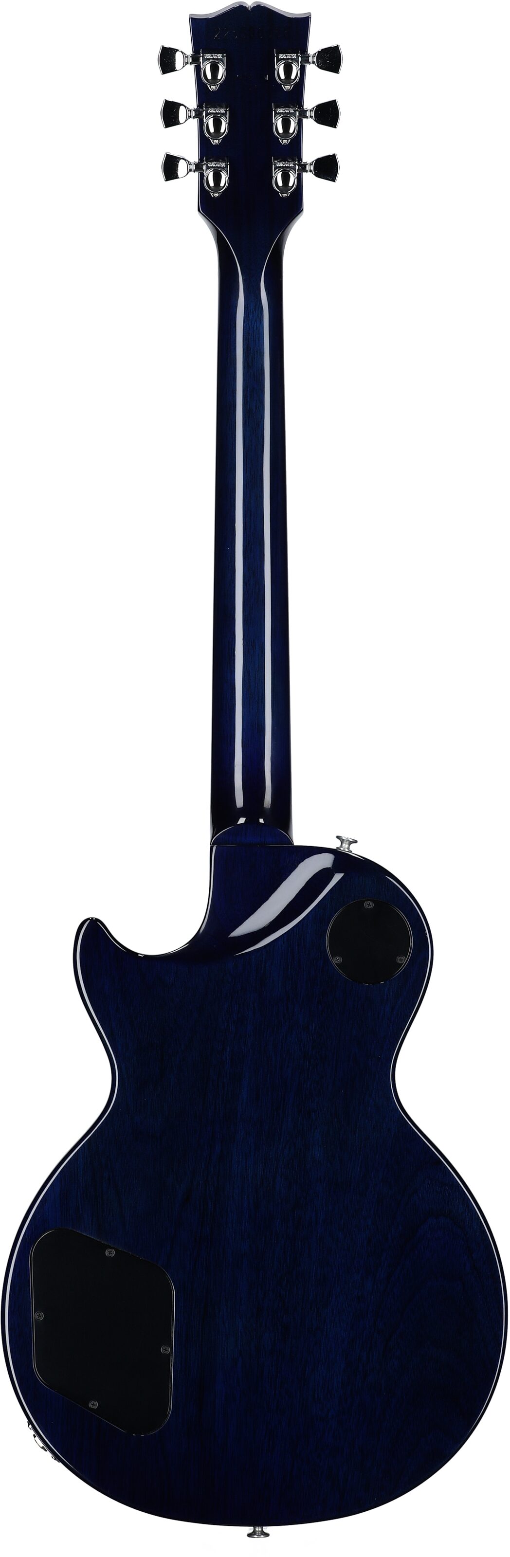 Gibson Les Paul Modern Figured AAA Electric Guitar (with Case), Cobalt Burst, Open Box (Very Good), Full Straight Back
