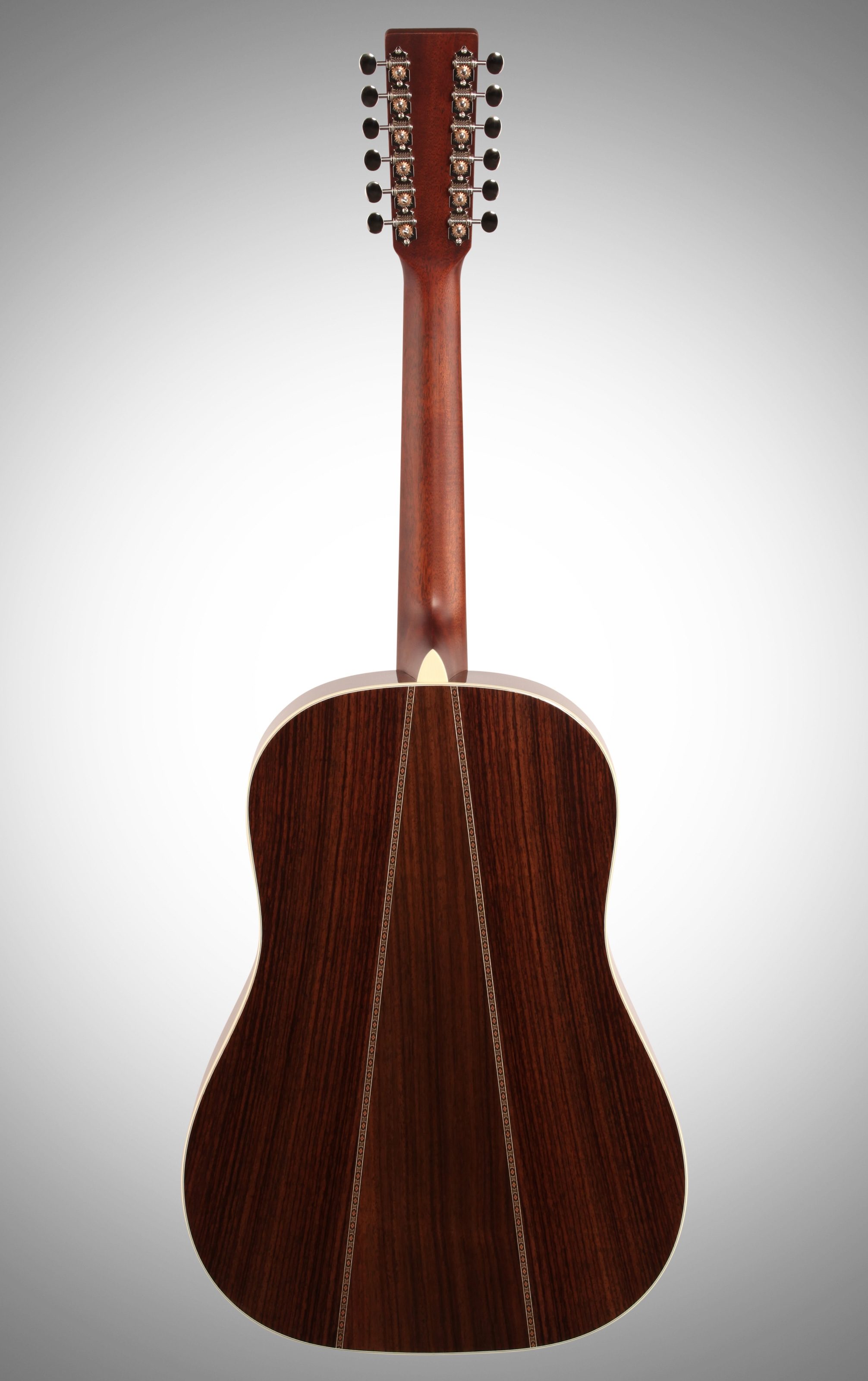 Martin D12-35 50th Anniversary Dreadnought Acoustic Guitar (12-String, with Case), Full Straight Back