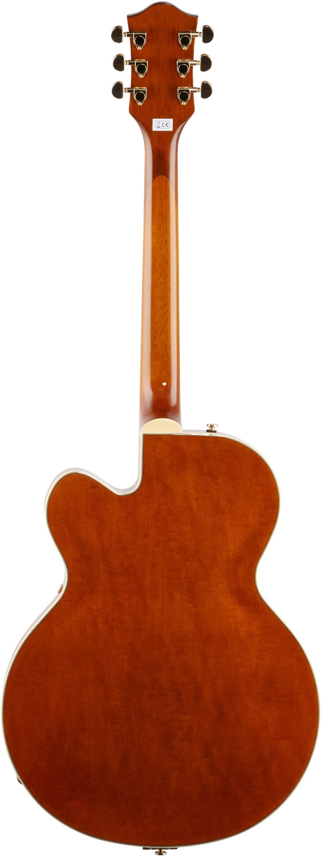 Gretsch G2410TG Streamliner Hollowbody Single-Cut Electric Guitar, Single Barrel, Full Straight Back